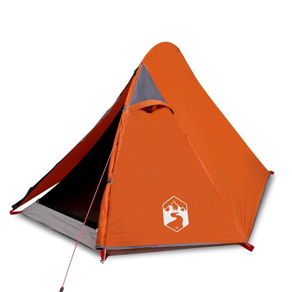 vidaXL Kuppelzelt Kuppel-Campingzelt 2 Personen Grau günstig online kaufen