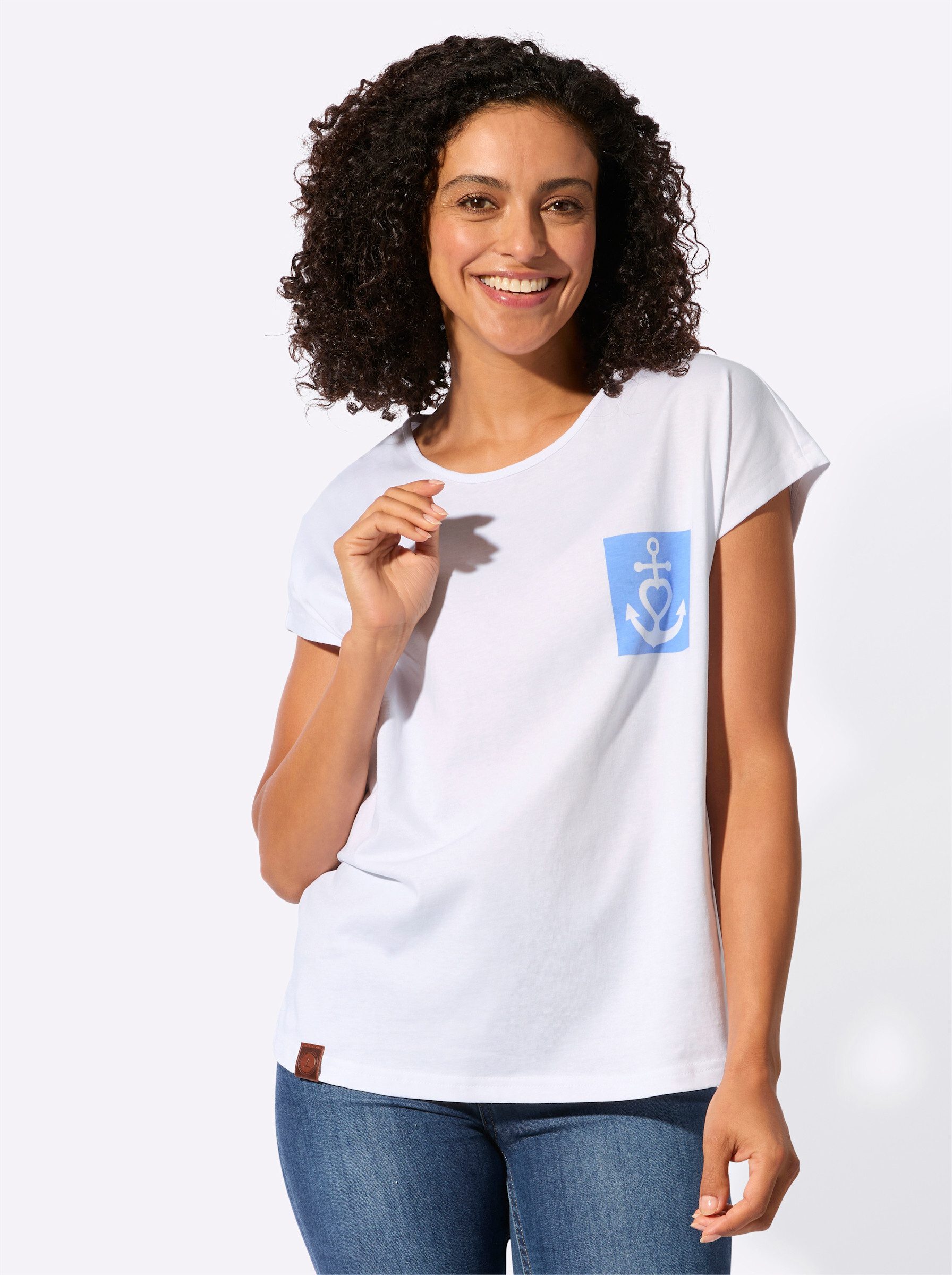 T-Shirt Rundhalsshirt .