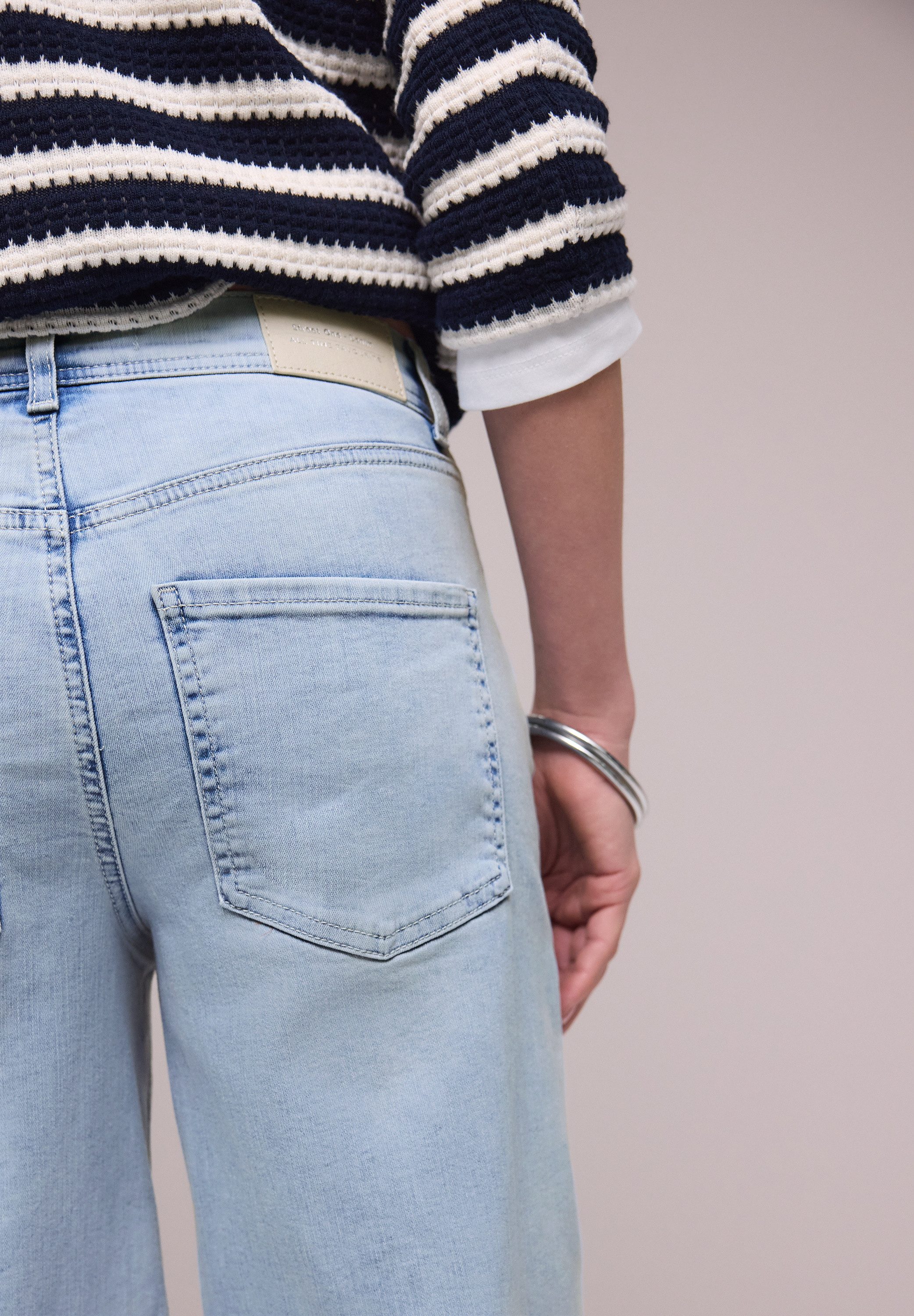 STREET ONE Loose-fit-Jeans Style Emee Wide Leg Jeans mit Stretch