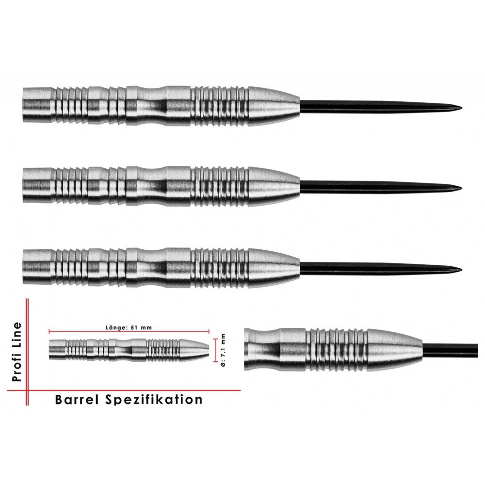 Dartpfeil Karella Profi Line 80% Tungsten Dartbarrel 22 g