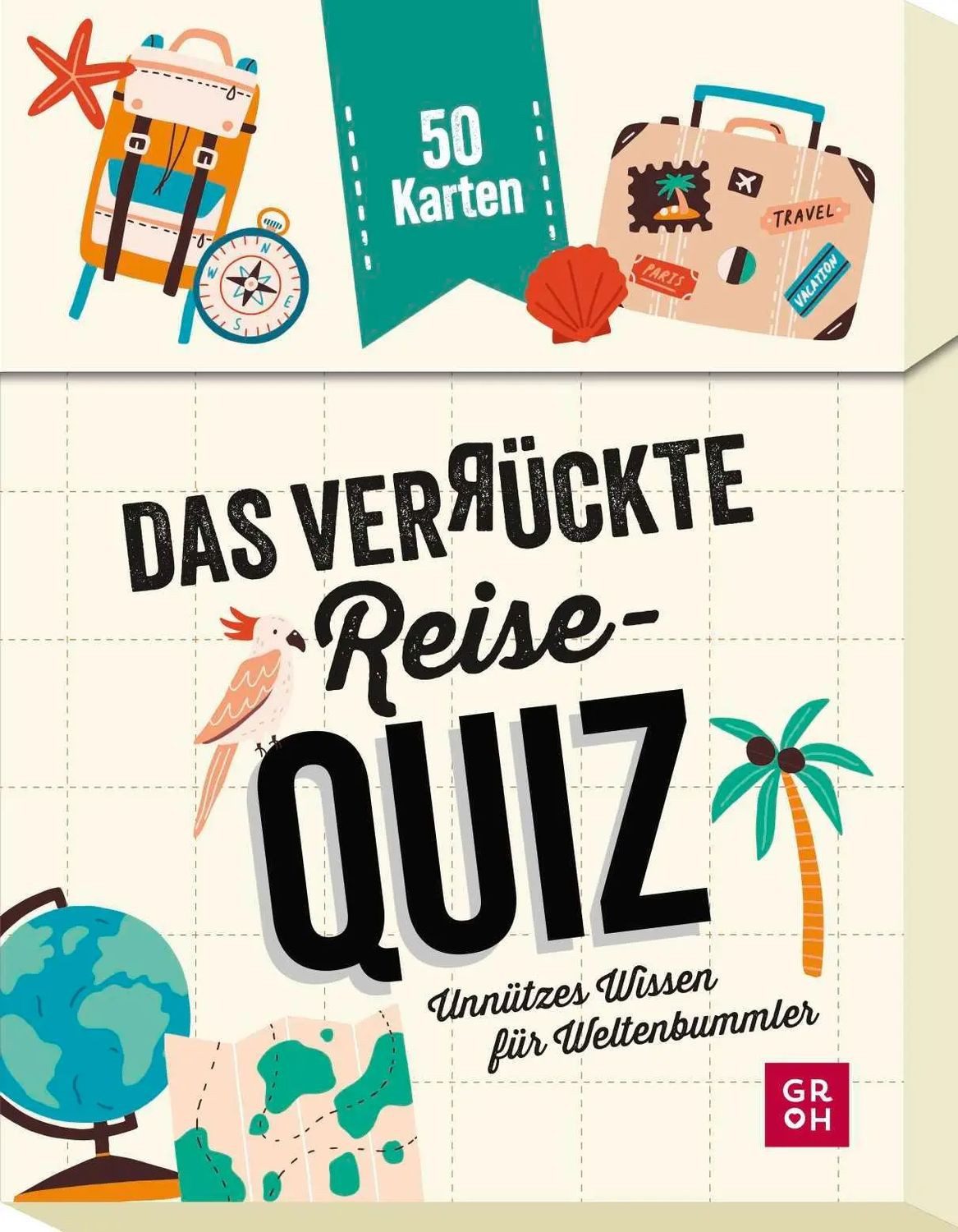 groh Verlag Spiel Das verrückte Reise-Quiz