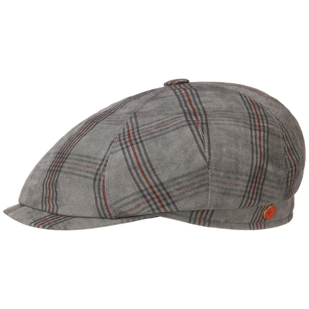 Mayser Flat Cap (1-St) Schirmmütze mit Schirm, Made in the EU grau