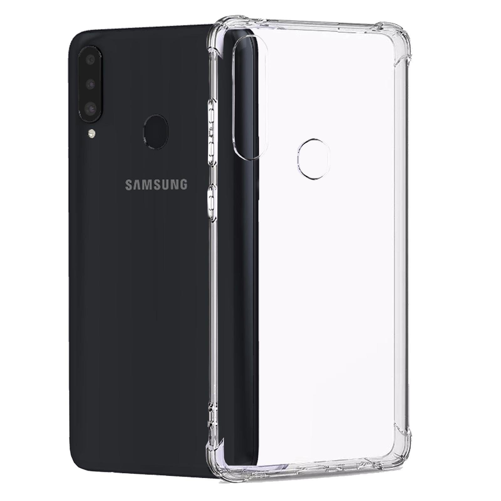Numerva Handyhülle Anti Shock Case für Samsung Galaxy A20s, Air Bag Schutzhülle Handy Hülle Bumper Case
