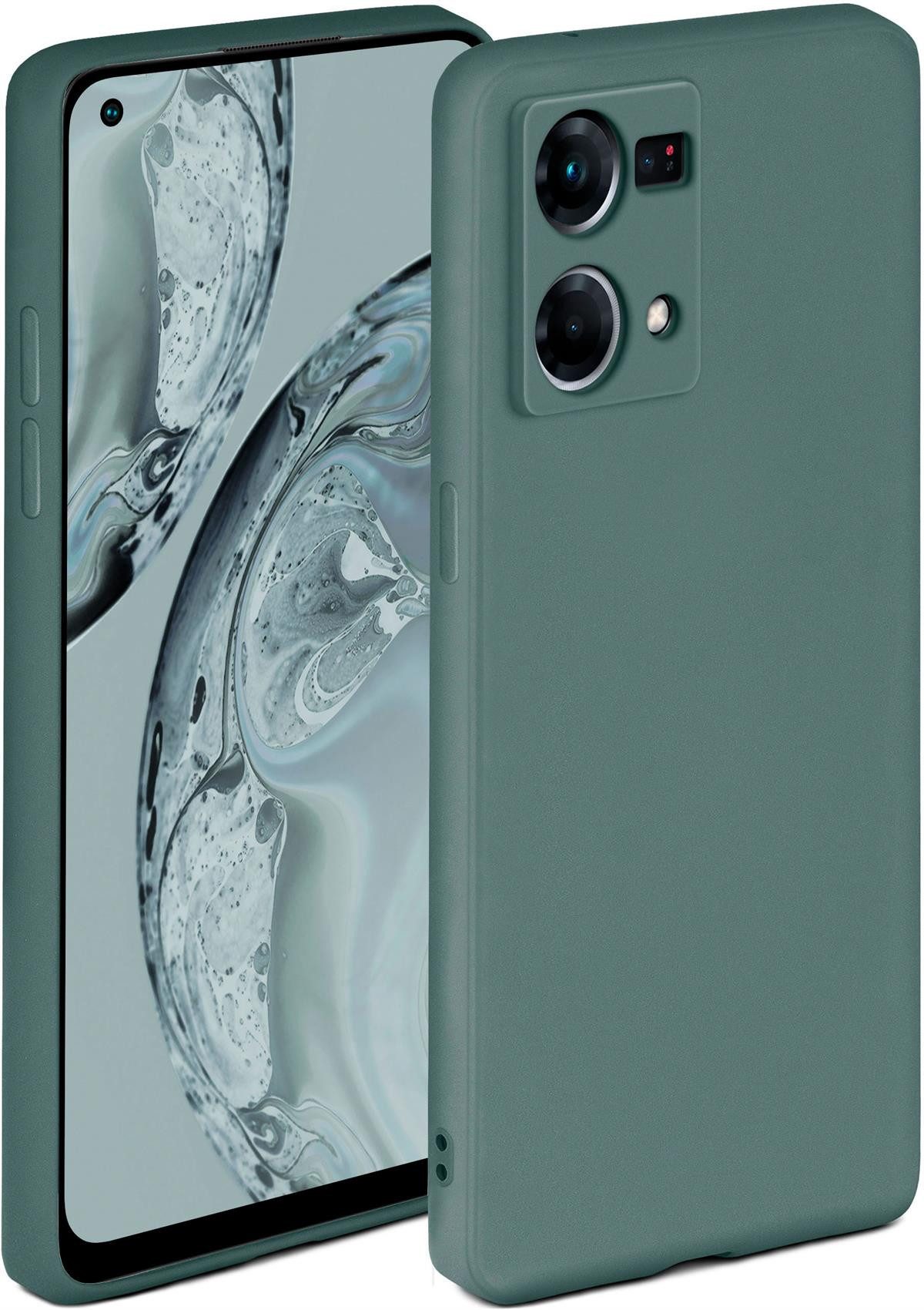 ONEFLOW Handyhülle ONEFLOW® Soft Case für Oppo Reno7 (4G), Hülle aus Silikon, Back Cover mit Kameraschutz, weiche Silikonhülle