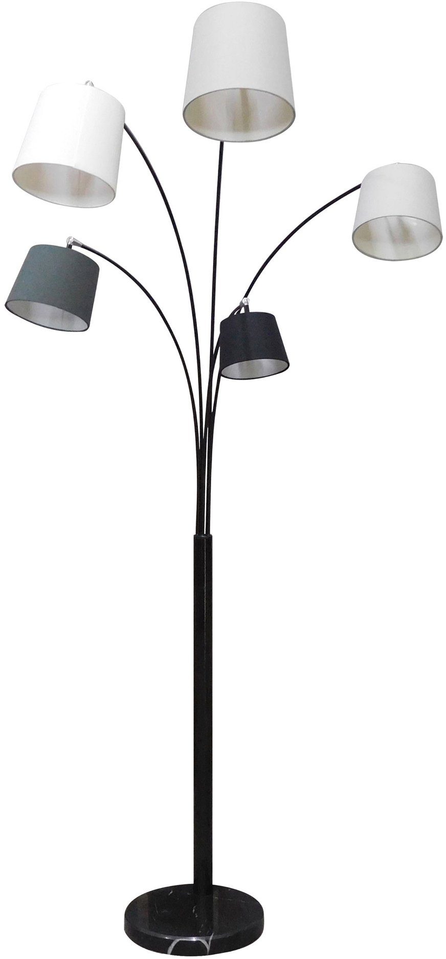 SalesFever Stehlampe Maxim, ohne Leuchtmittel, Lampenschirme und Arme  beweglich | Standleuchten