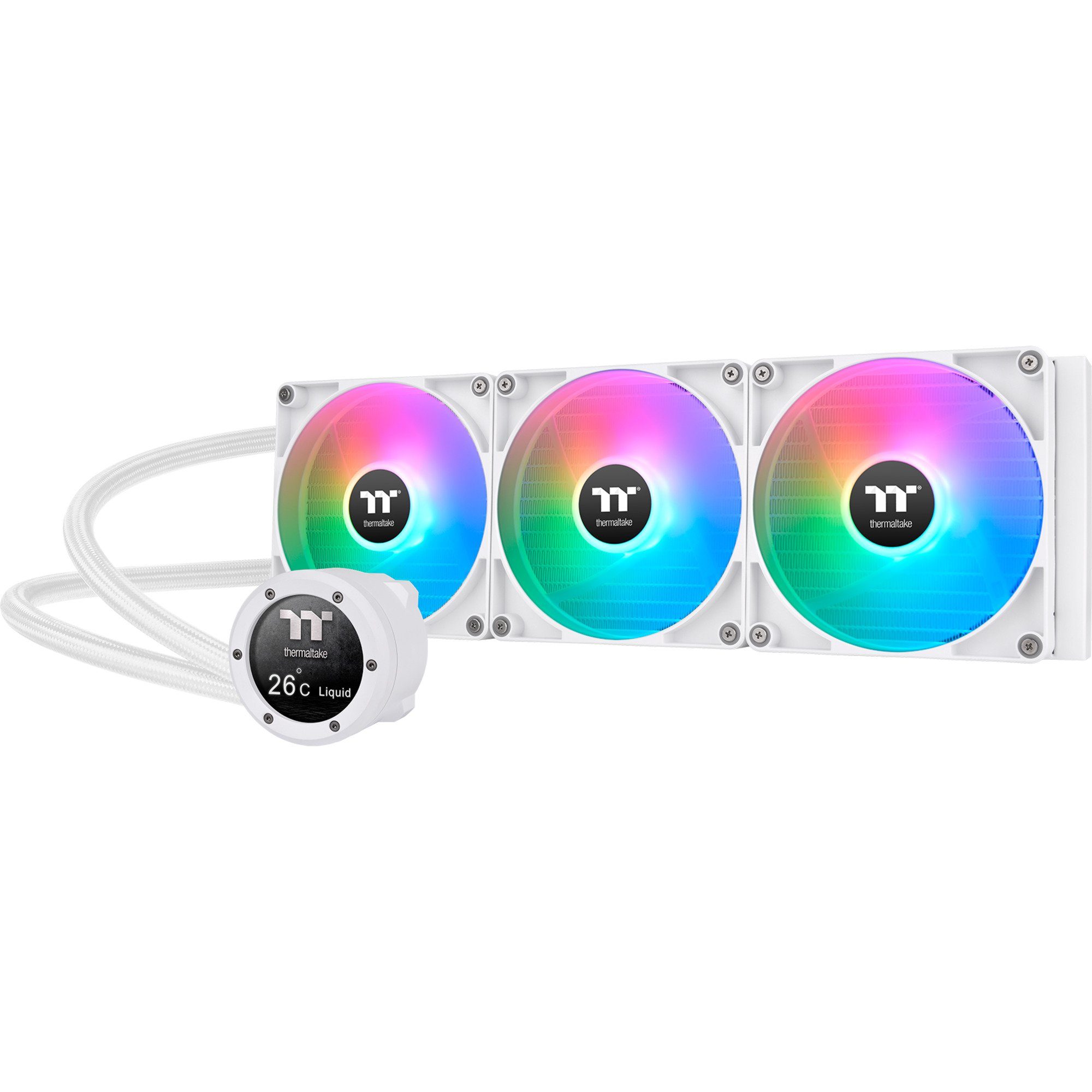 Thermaltake CPU Kühler TH420 V2 Ultra ARGB Sync All-In-One Liquid Cooler Snow Edition