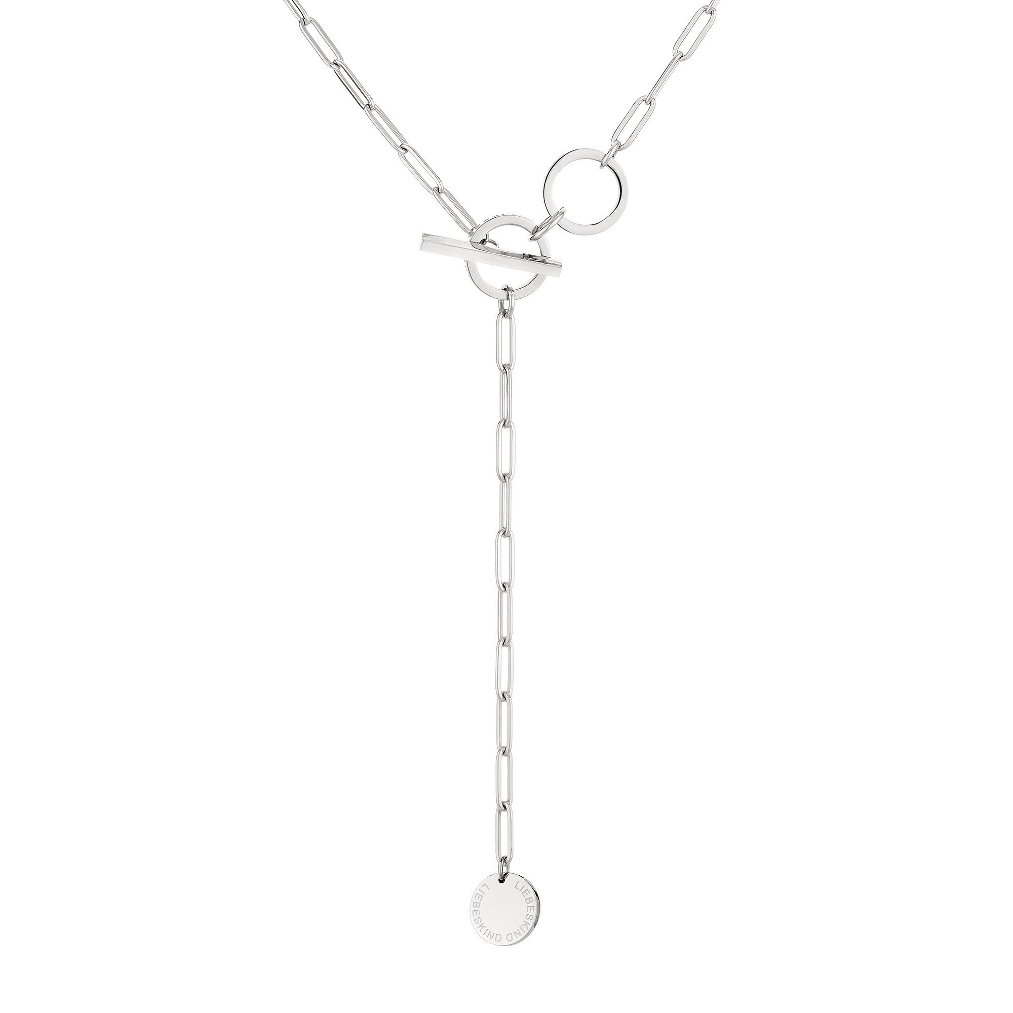 Liebeskind Berlin Kette mit Anhänger The Pearl Edelstahl