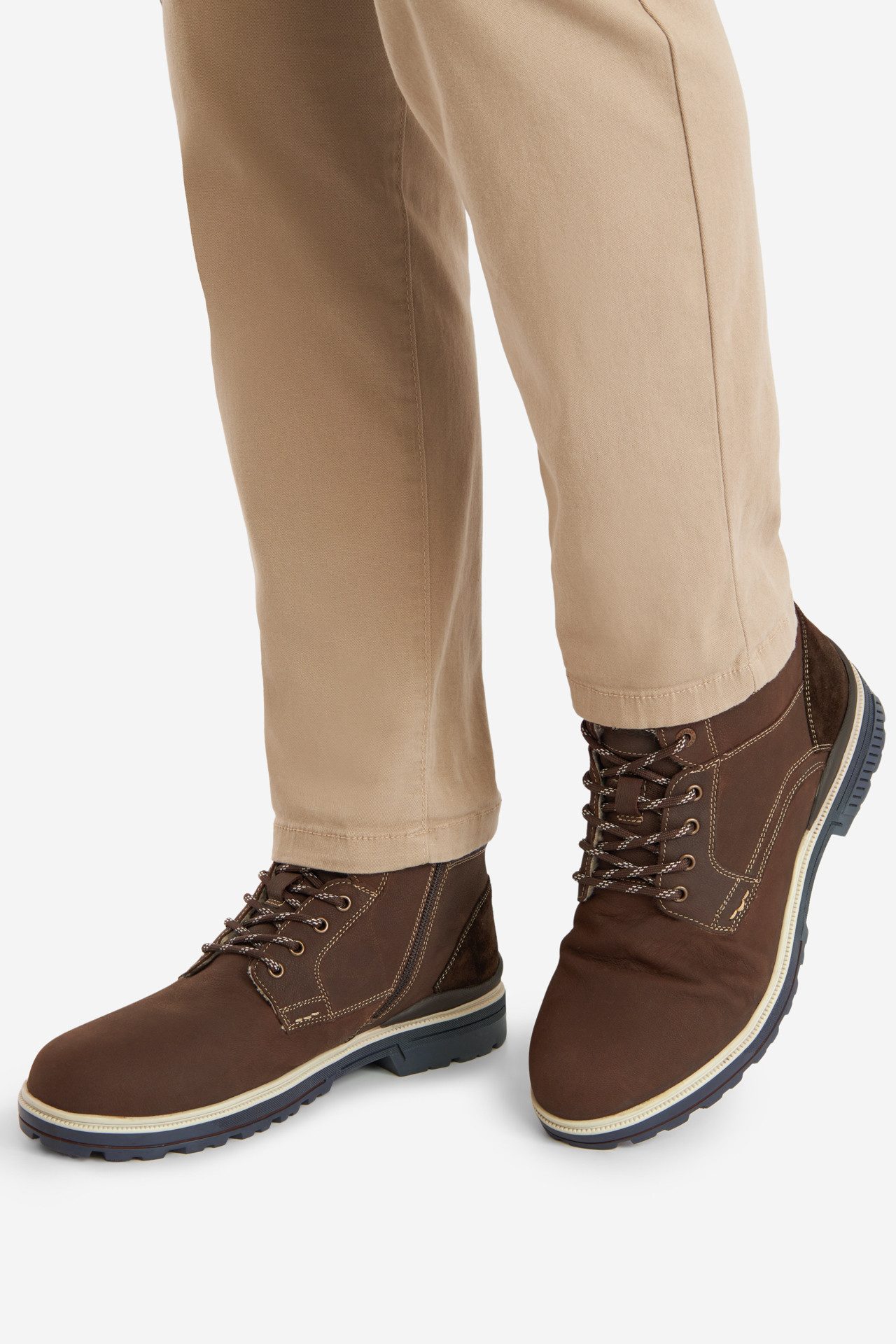 LASOCKI LASOCKI Herren Stiefel – Klassische braune Boots mit Reißverschluss Stiefel