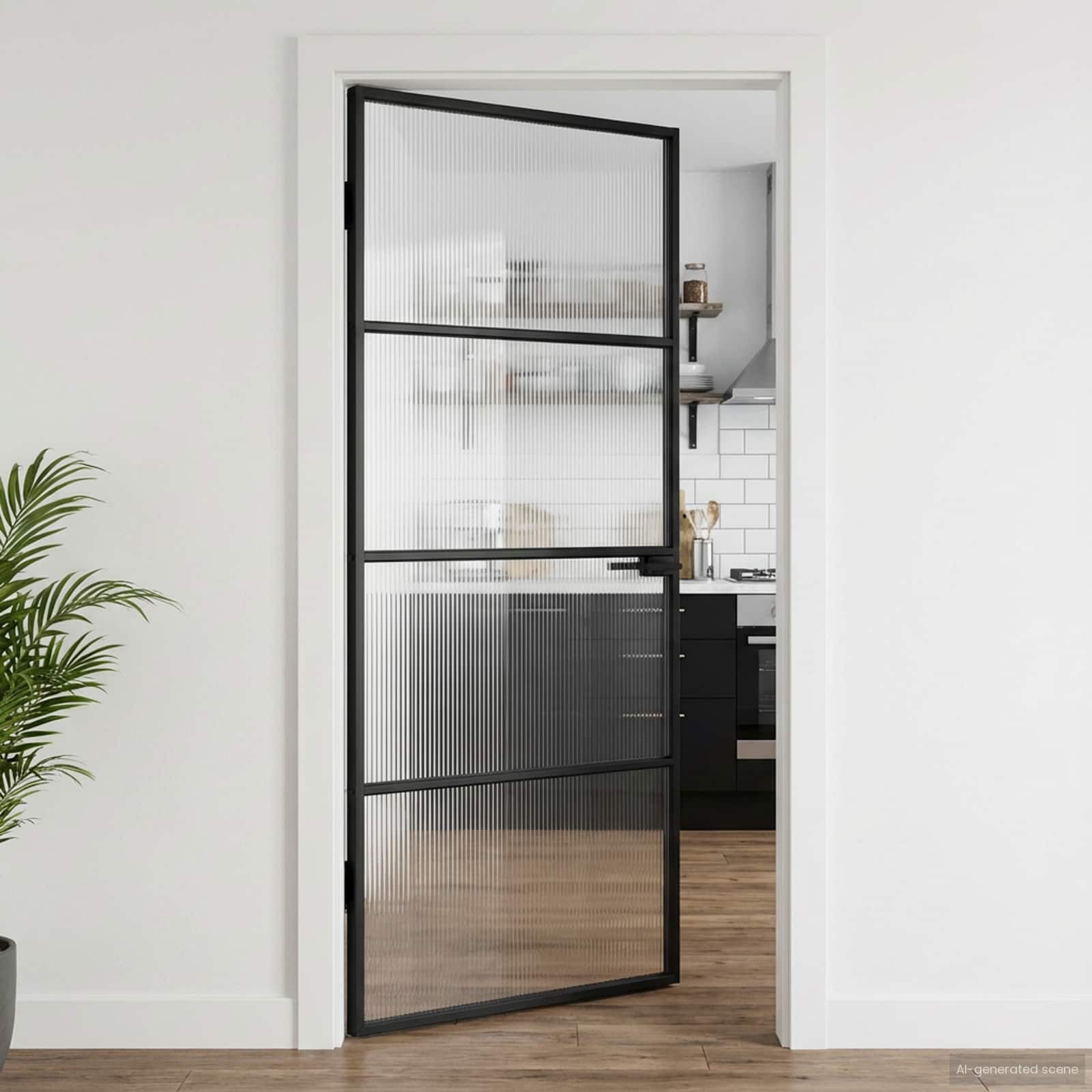 vidaXL Haustür Wohnzimmer-Tür 93 x 201,5 x 3,5 cm (1-St)