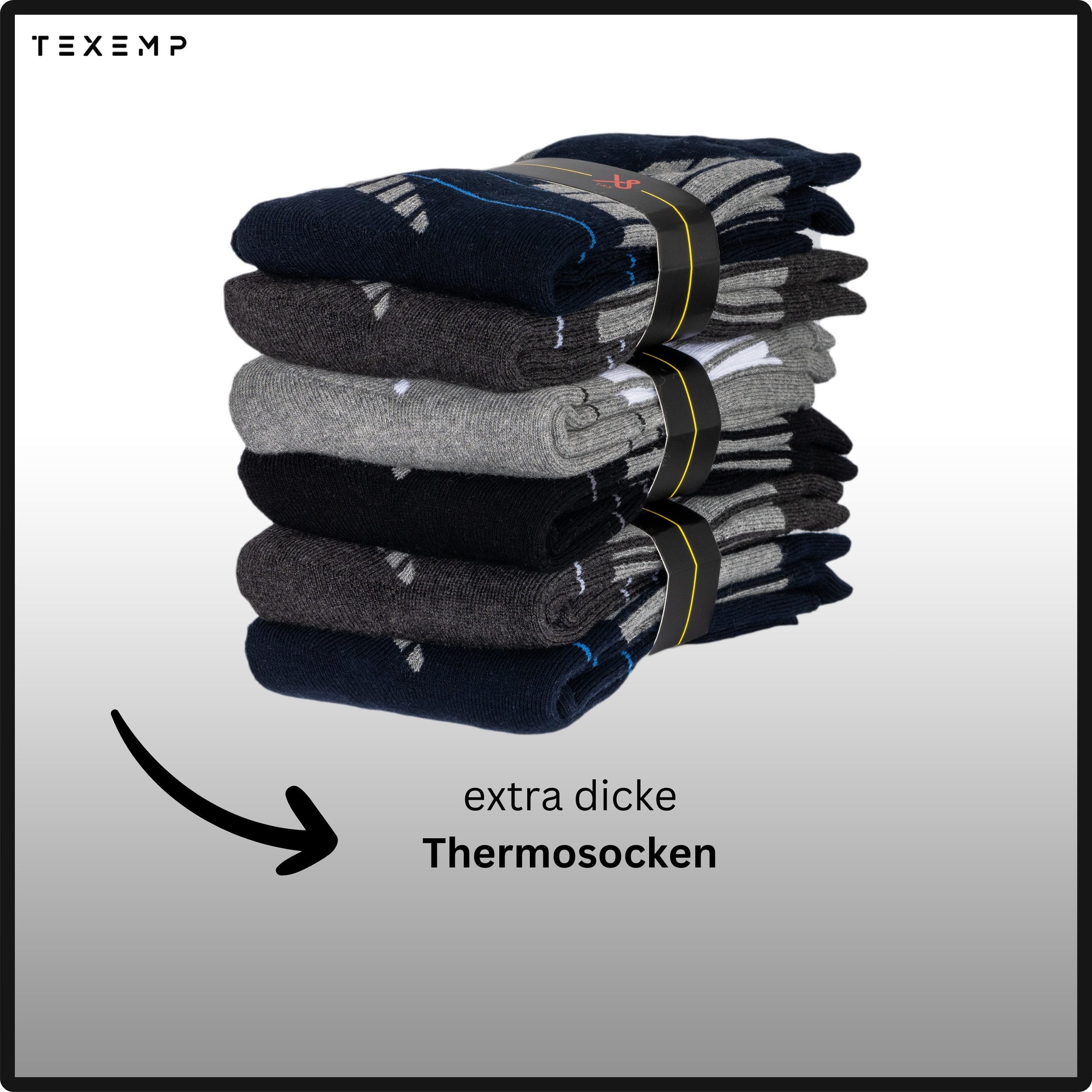 TEXEMP Thermosocken 6 bis 12 Paar günstig online kaufen