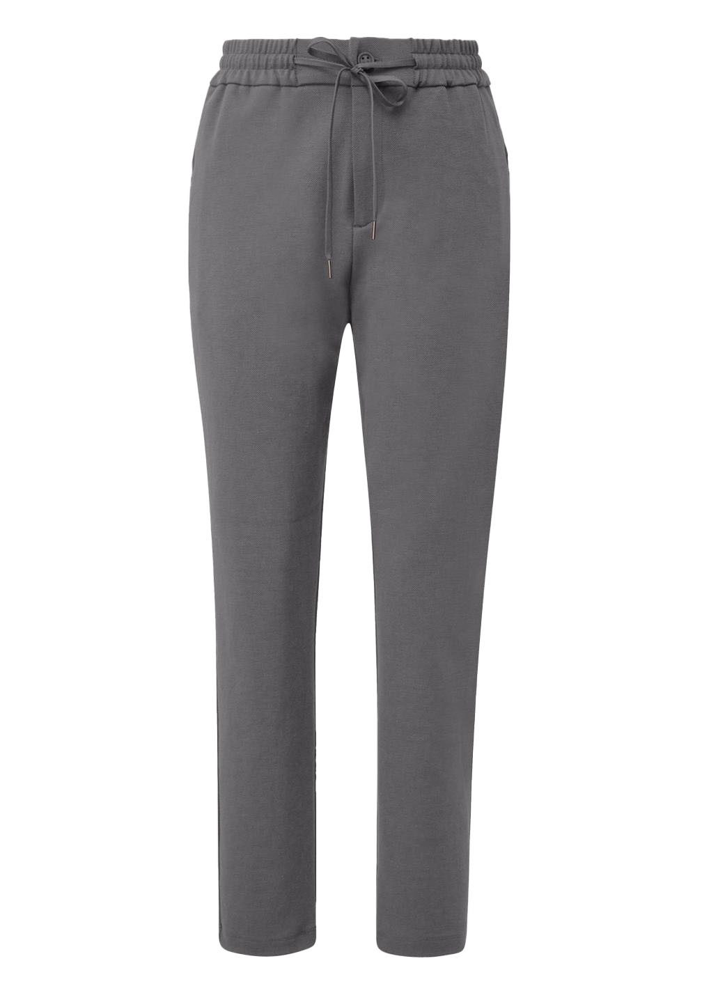 s.Oliver Stoffhose Relaxed Fit (1-tlg) Joggpants mit Gummizug mit Knopf und günstig online kaufen