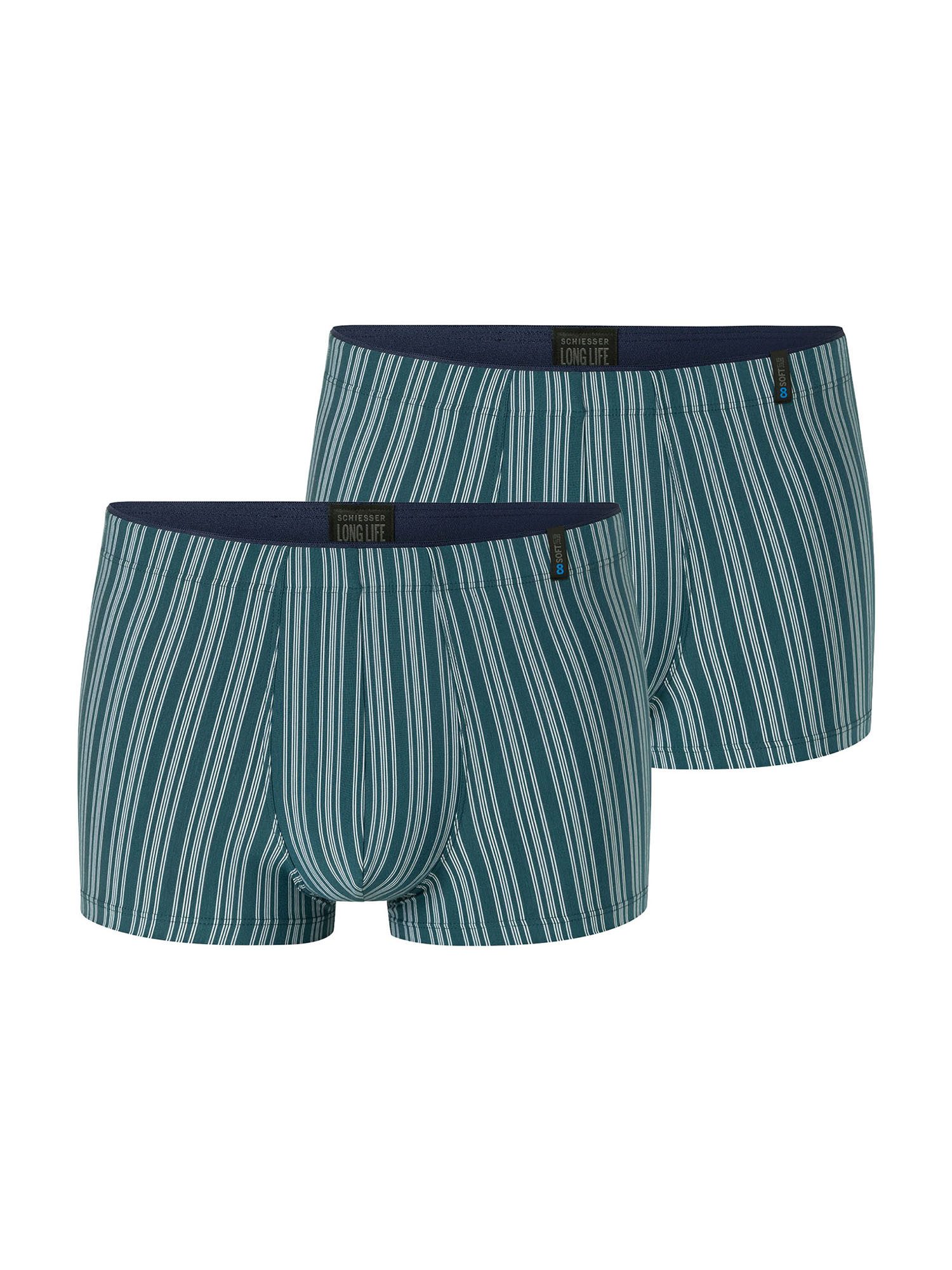 Schiesser Trunk Long Life Soft (2-St) Unterhose, Unterwäsche, Boxer Trunk