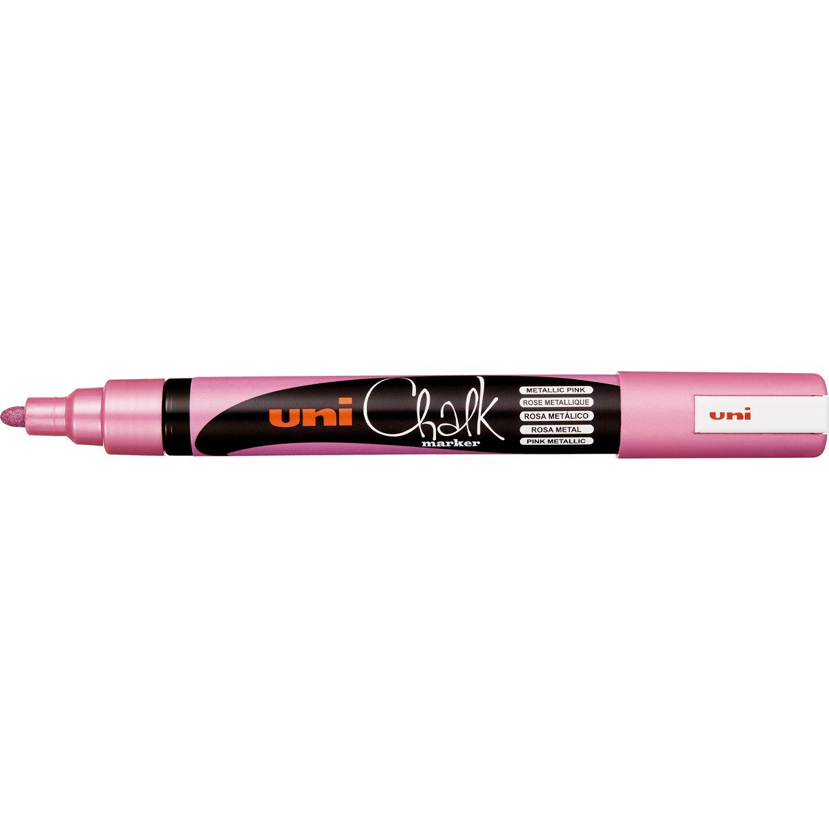 Mitsubishi Marker uni-ball Kreidemarker Chalk marker PWE5M, rosa metallic