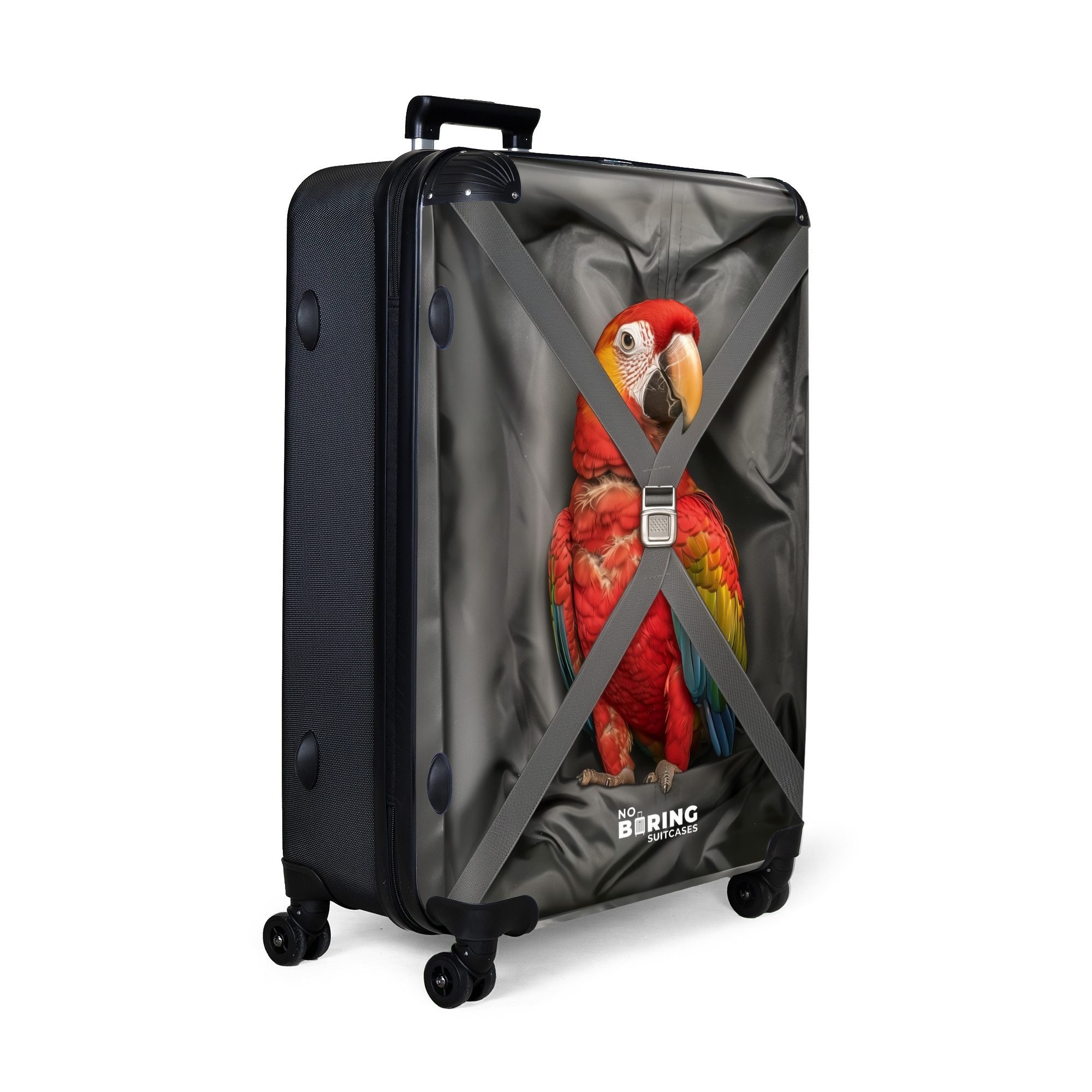 NoBoringSuitcases.com© Hartschalen-Trolley Der Papagei ist mit günstig online kaufen