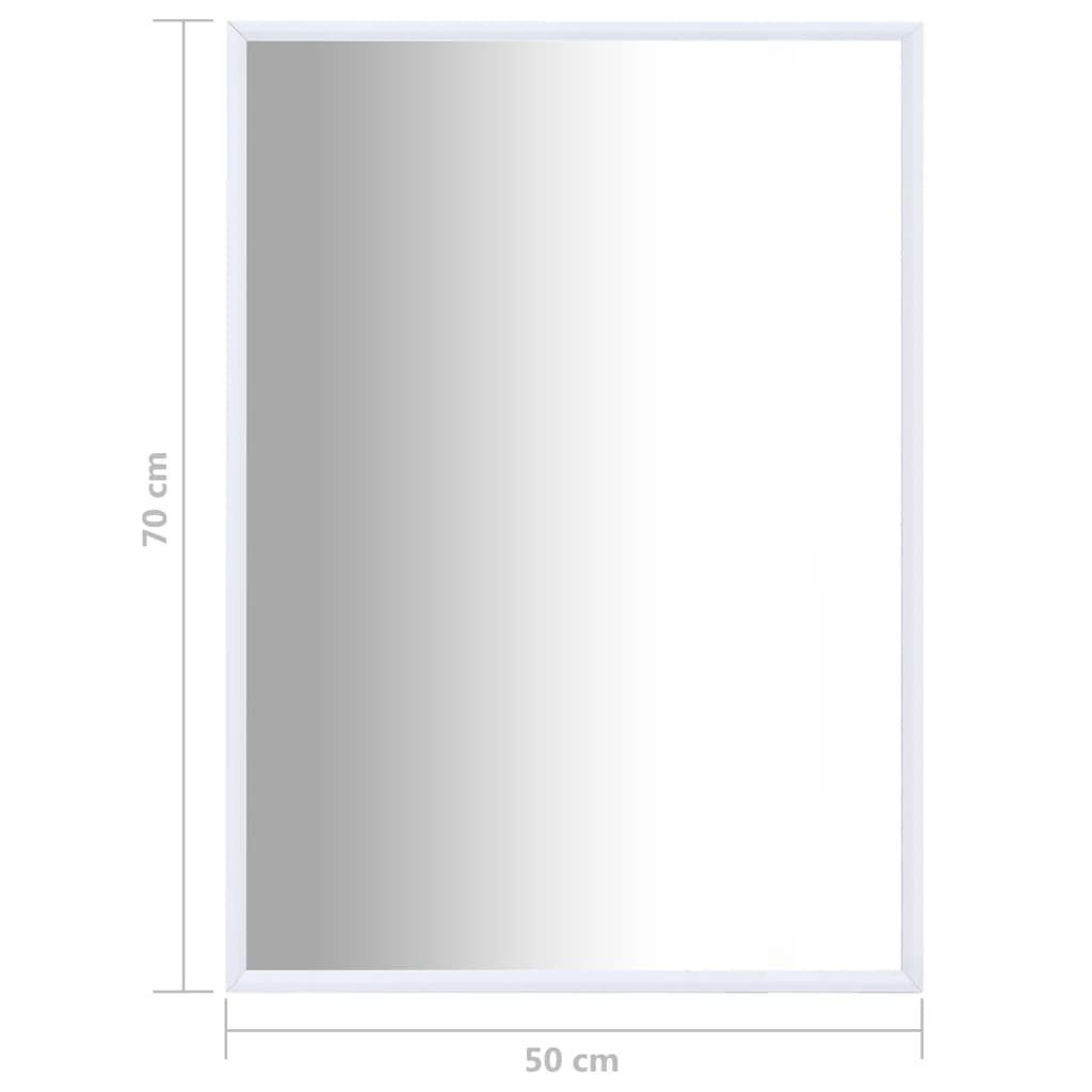 Spiegel cm 70x50 Weiß Wandspiegel furnicato