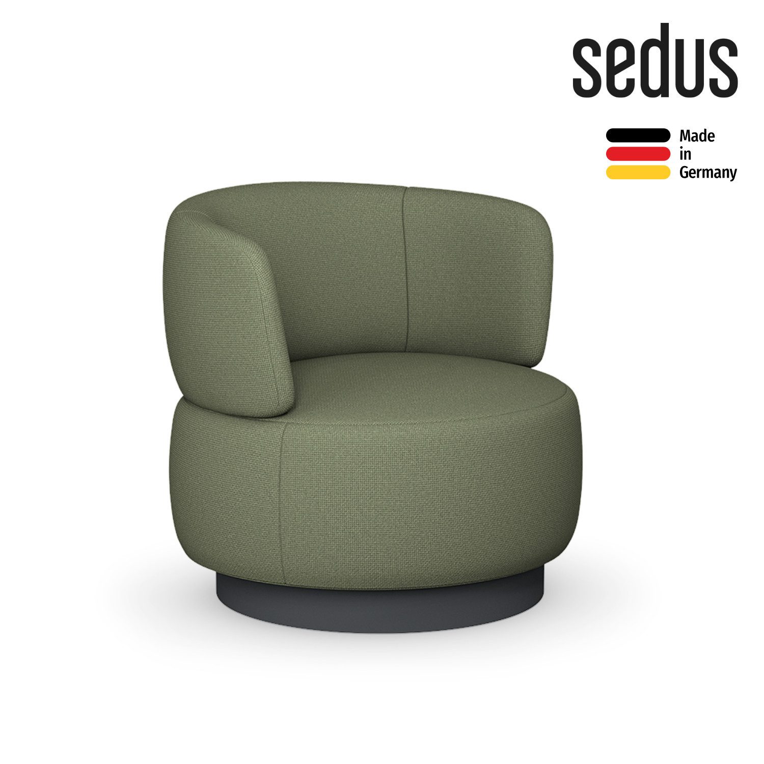 sedus Loungesessel se:living Sessel (Made in Germany, 5 Jahre Garantie), ergonomischer Loungesessel