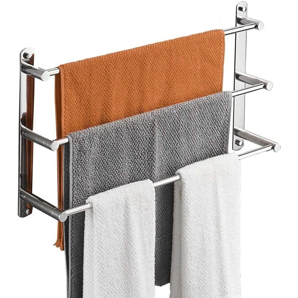 Bizaical Handtuchhalter 40CM Handtuchhalter Ohne Bohren,Handtuchhalter für Wand Badezimmer