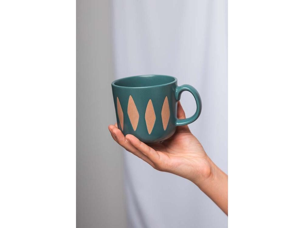 Tranquillo Becher tranquillo Tasse 'ART DECO', Stoneware - Steinzeug