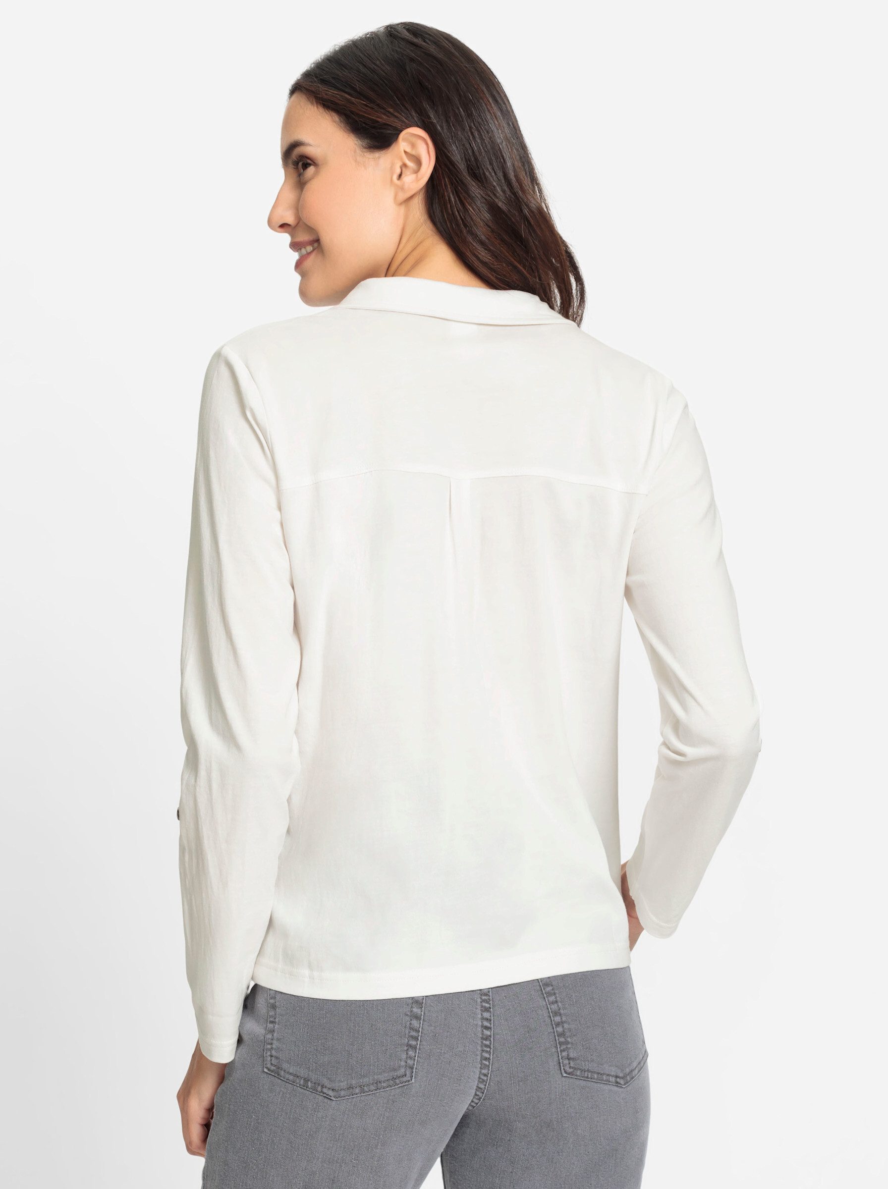 Witt Klassische Bluse Jersey-Bluse günstig online kaufen