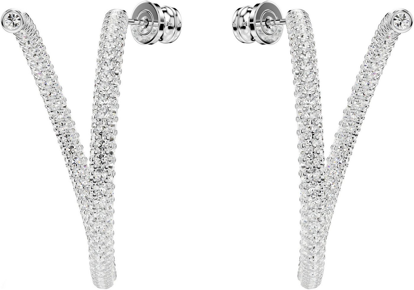 Swarovski Paar Creolen Schmuck Geschenk ... Swarovski Paar Creolen Schmuck Geschenk ...