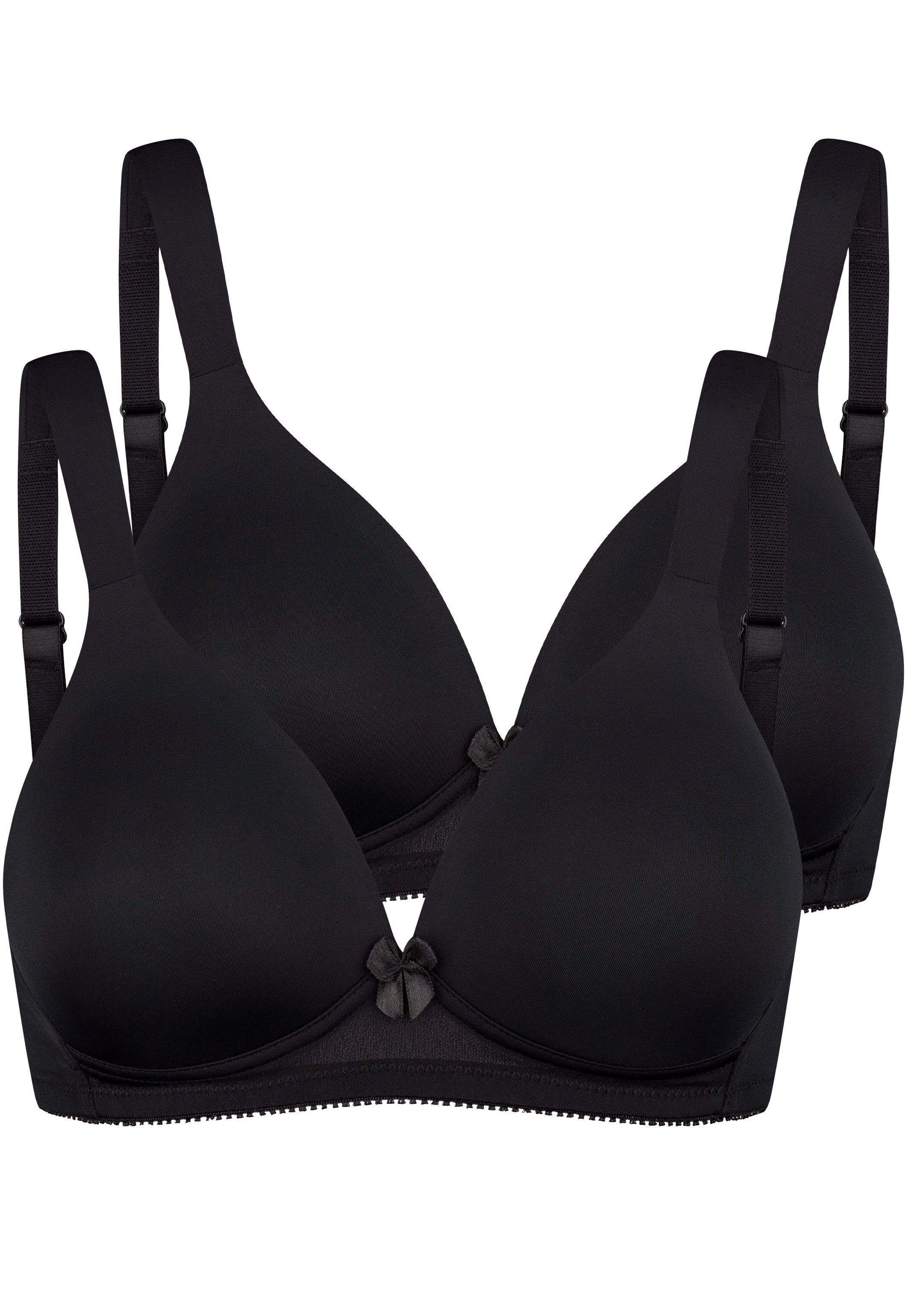 Naturana Bügelloser BH 2er Pack Basic (Spar-Set, 2-tlg) Schalen-BH ohne Büg günstig online kaufen