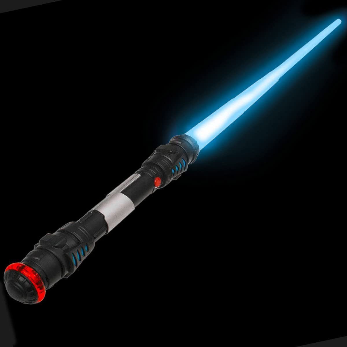 RWEUOQ Lichtschwert Laserschwert Spielzeugschwert, mit Lichtern, Sound und Vibration (1-tlg., Geeignet für Kinder, Halloween, Maskerade, Galactic Warriors), intergalaktischer Weltraum vibrierendes einziehbares Lichtschwert