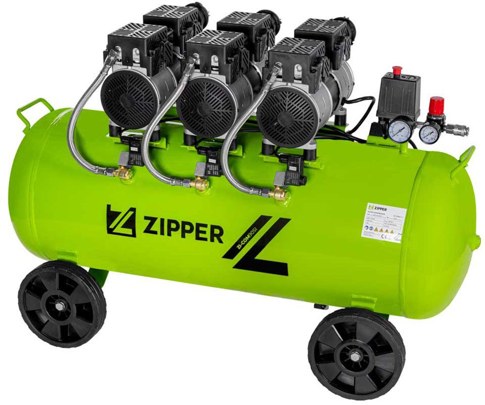 ZIPPER Kompressor ZI-COM90SI, 2250 W, max. 8 bar, 90 l, Kesselvolumen von 9 günstig online kaufen