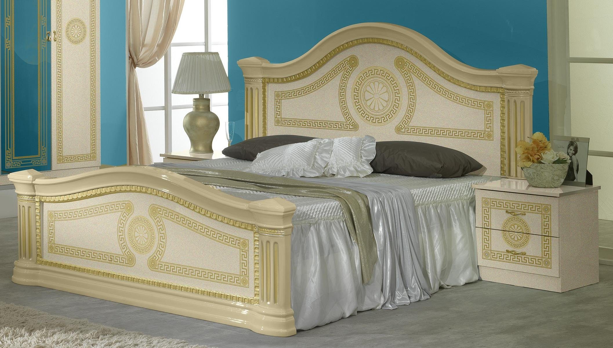JVmoebel Bett Klassisches Bett Ehebett Doppelbett Sti Betten Polster Italienische