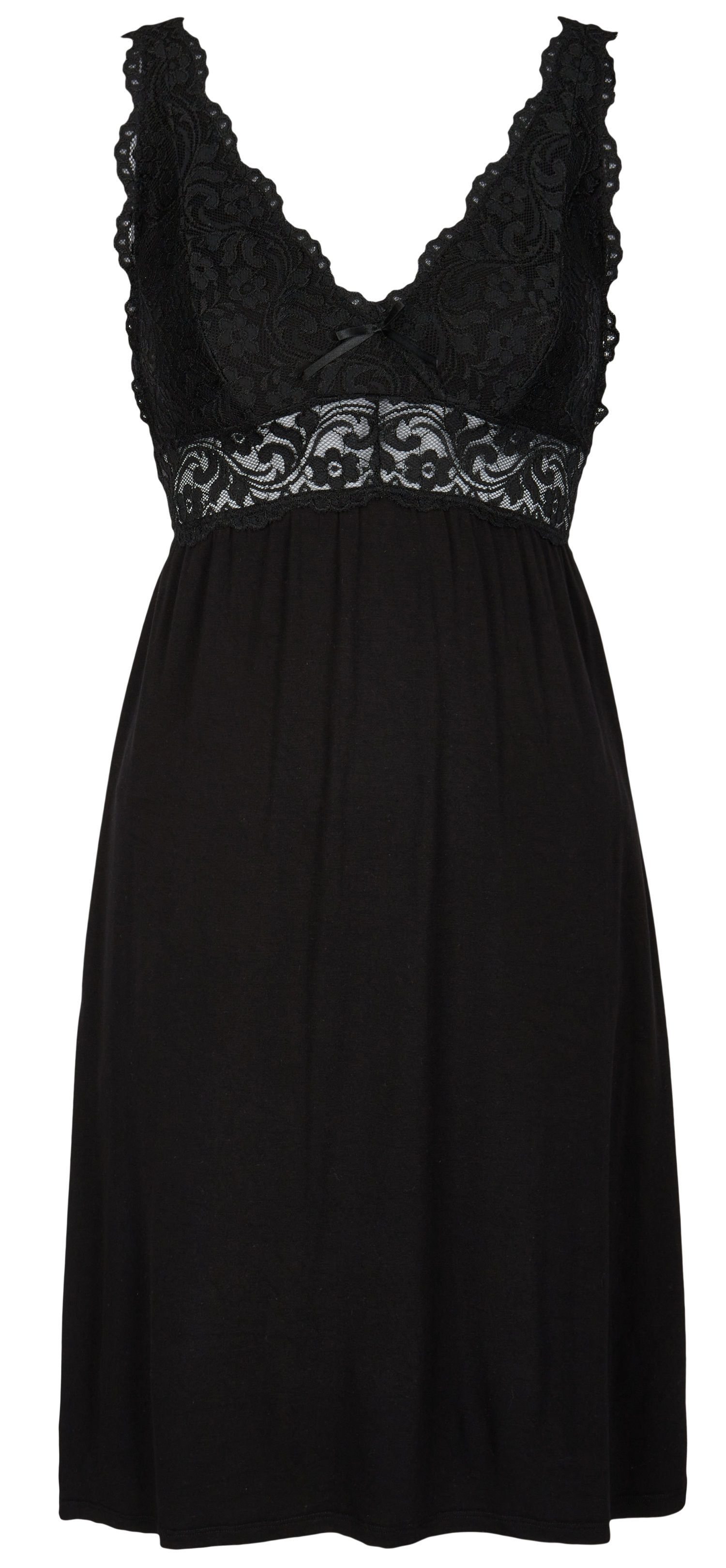 By Louise Nachthemd Damen Schlafshirt mit Spitze Negligee (1-tlg) edles Des günstig online kaufen