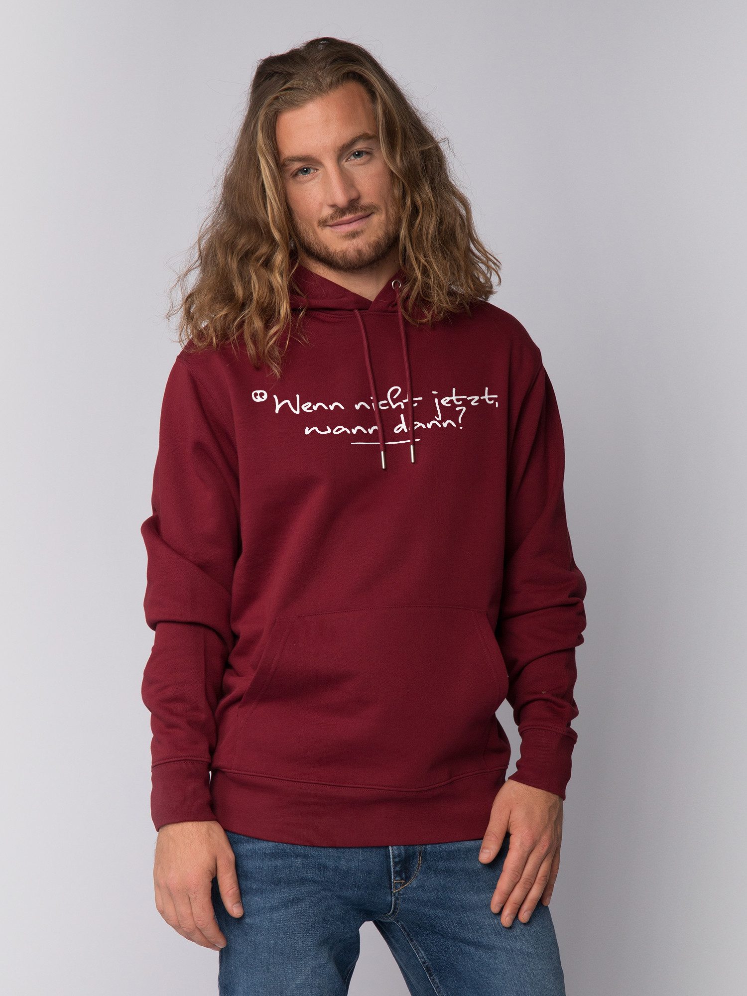 wat? Apparel Hoodie Wenn nicht jetzt wann dann