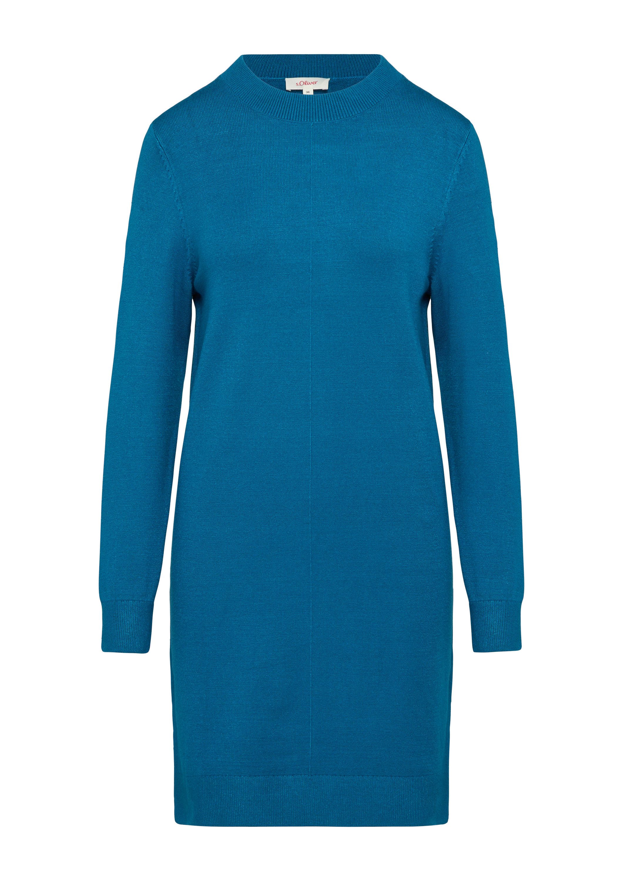 s.Oliver Minikleid Kleid Feinstrickkleid mit Naht-Details günstig online kaufen