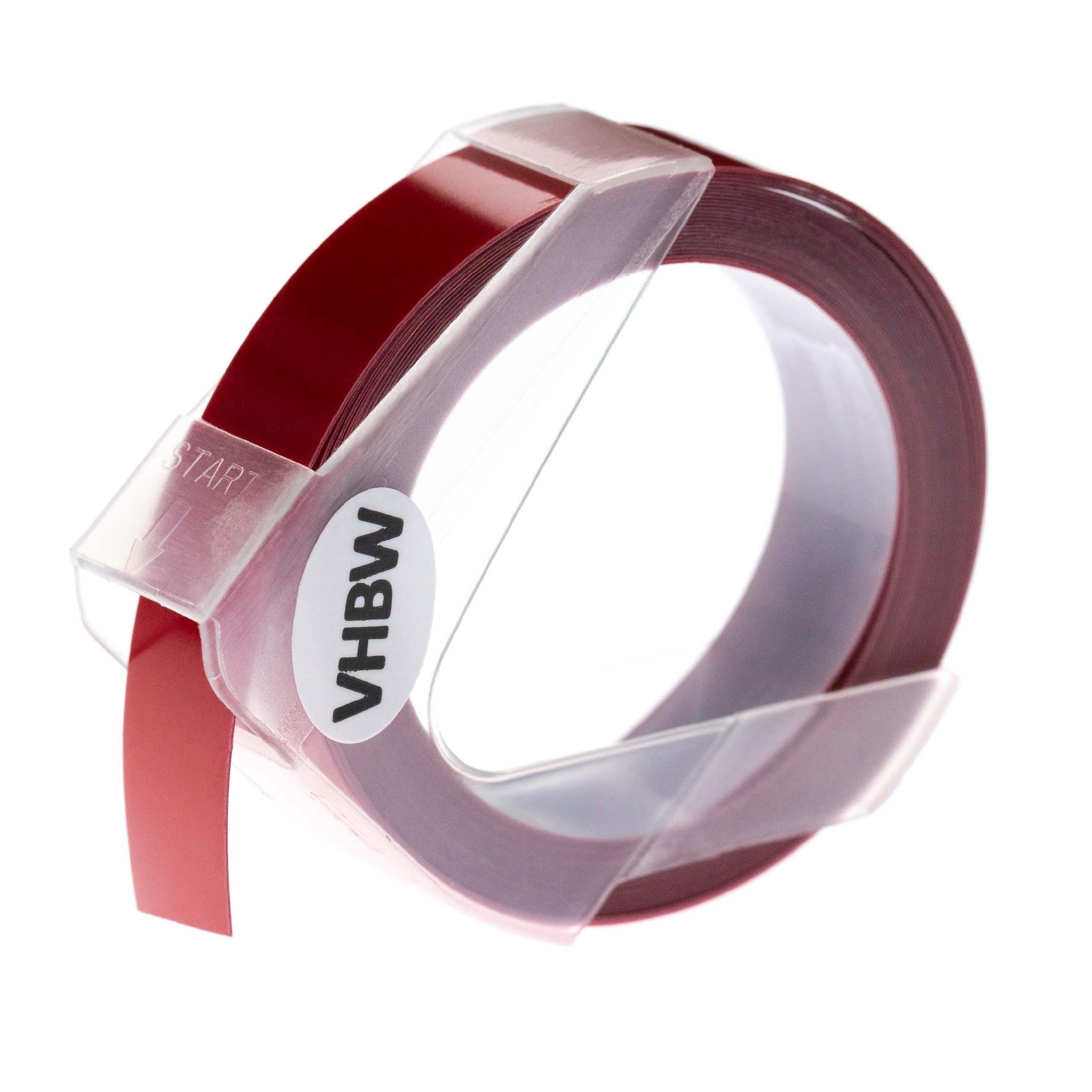 vhbw Beschriftungsband passend für Dymo Rhino M1011 Drucker & Kopierer Etikettendrucker
