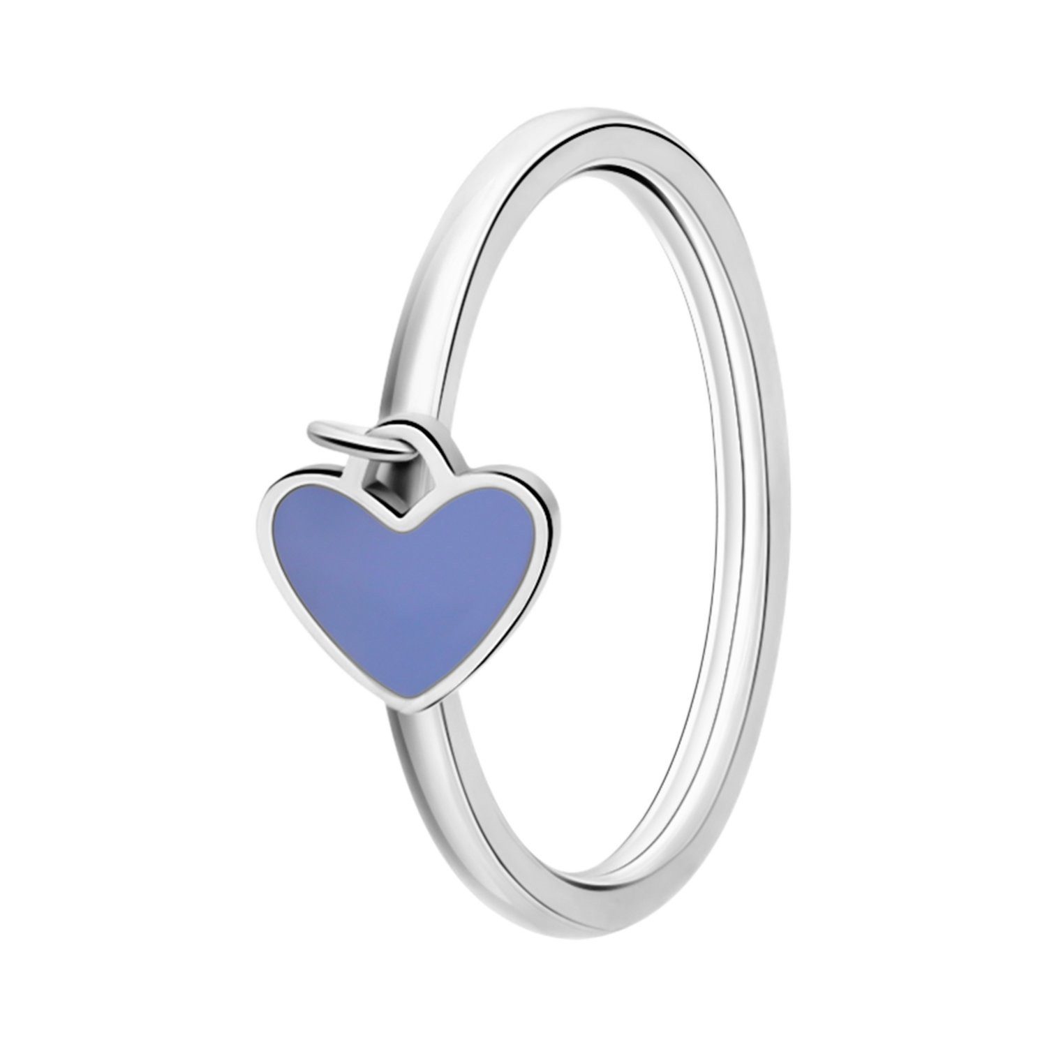 LUCARDI Fingerring Ring - Stahl - Silber - Kinder