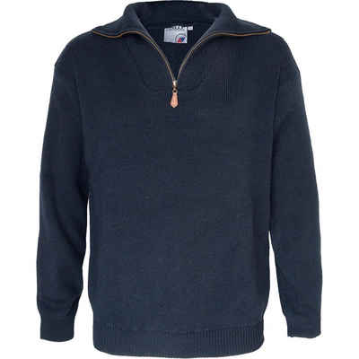 Terrax Workwear Pullover & Shorts Troyer Pullover dunkelblau