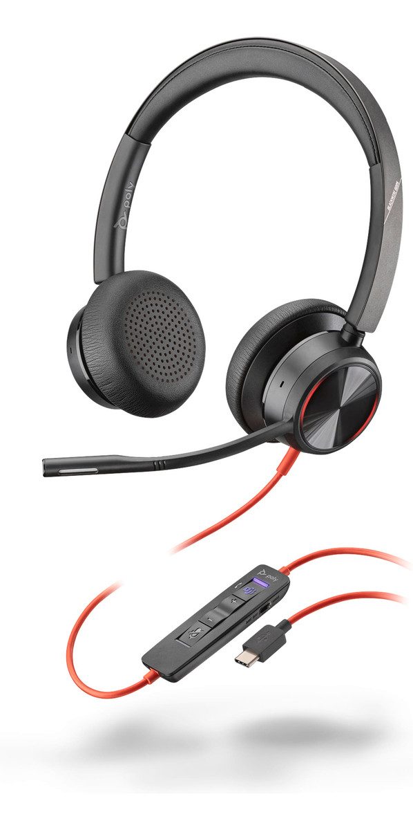 Polycom Poly Headset Blackwire C8225-M Stereo USB-C/A Team PC-Headset