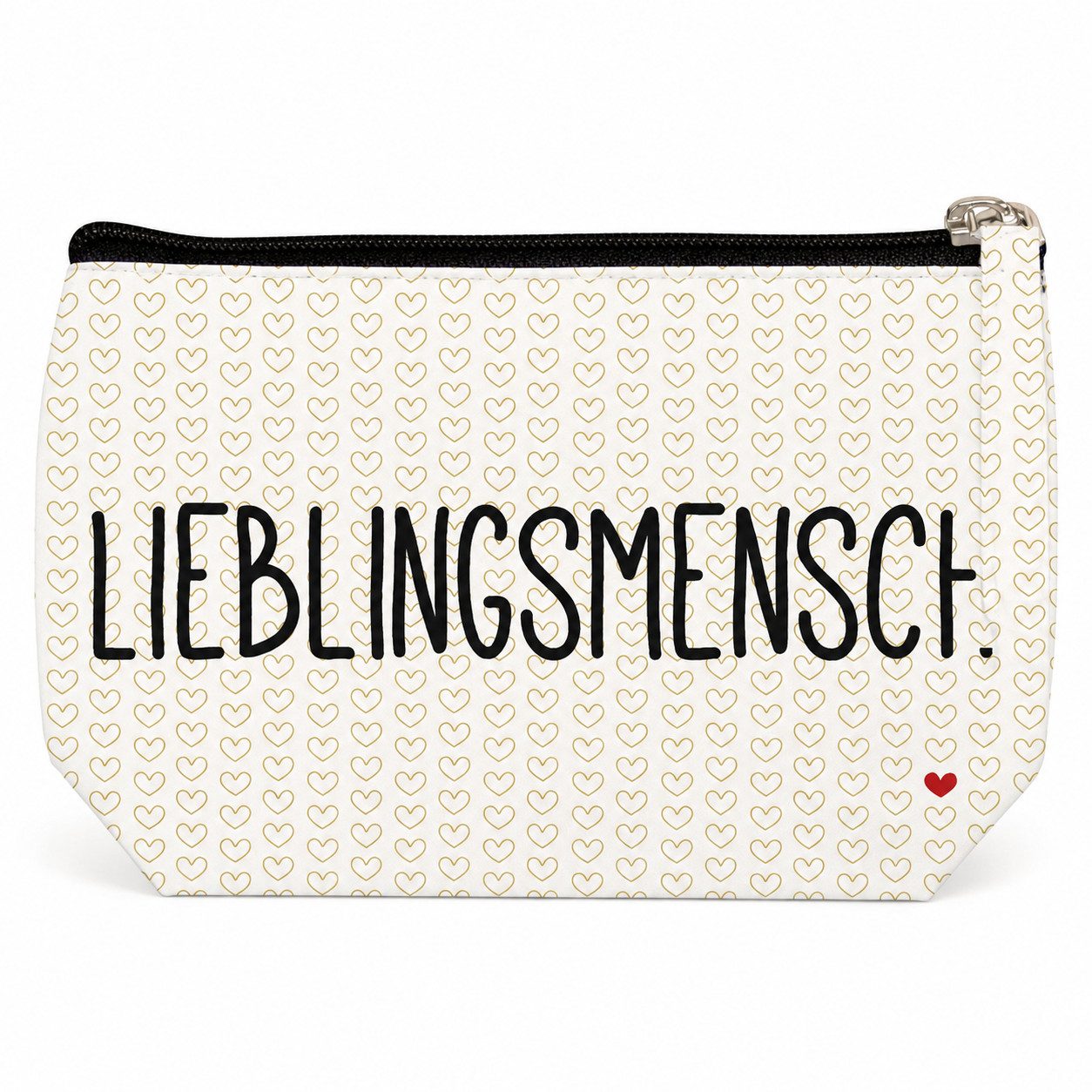 PPD Kosmetiktasche Kosmetiktasche 16 x 9,5 x 5 cm - Lieblingsmensch (1-tlg)