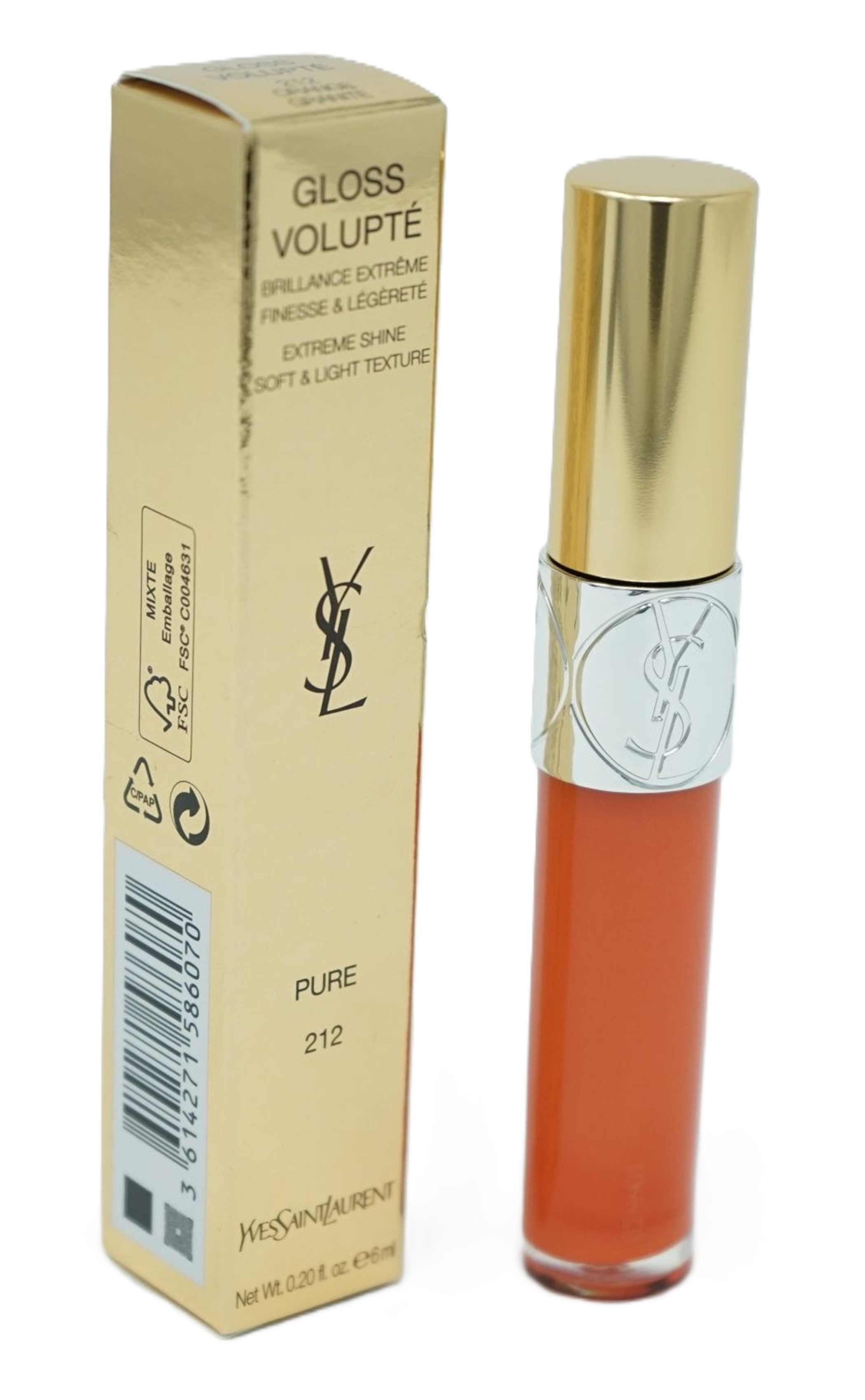YVES SAINT LAURENT Körperspray Yves Saint Laurent Gloss Volupte Lipgloss 212 Orange Granite