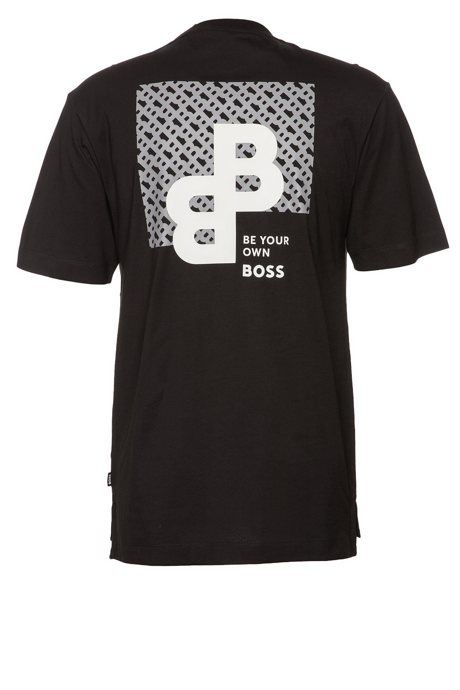 Schwarz (1-tlg) T-Shirt (001) Tessin BOSS