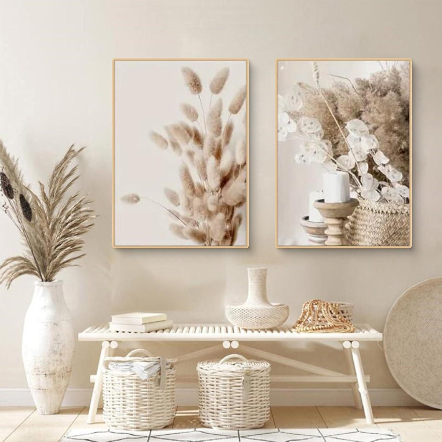 LuxusKollektion Poster Poster 3er Boho Beach Landschaft Pampas Wandbild E 50x70cm, (1 St) – Bild 5 von 5