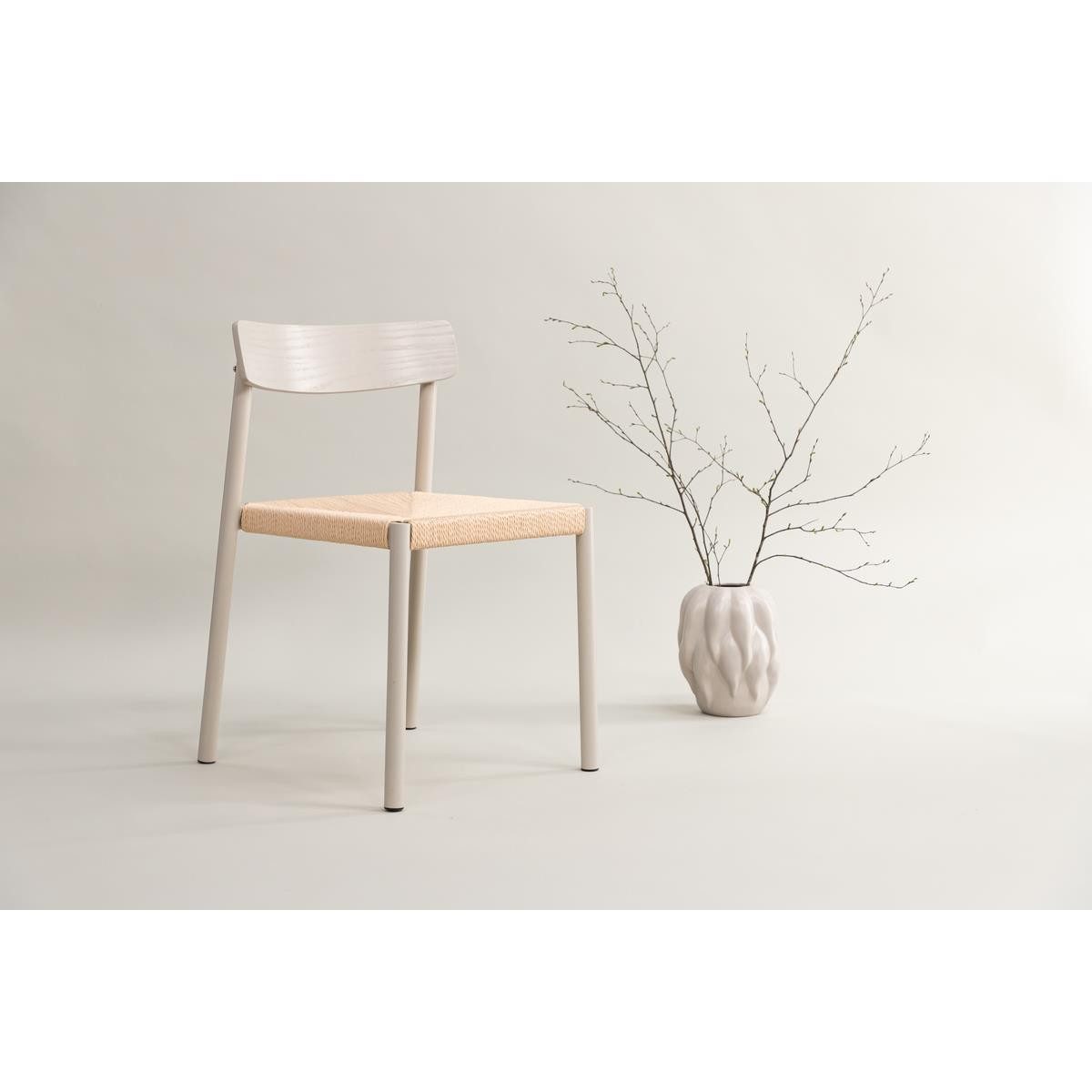 BOURGH Esszimmerstuhl MALMÖN Esstischstuhl - moderner Stuhl in beige (1 St)