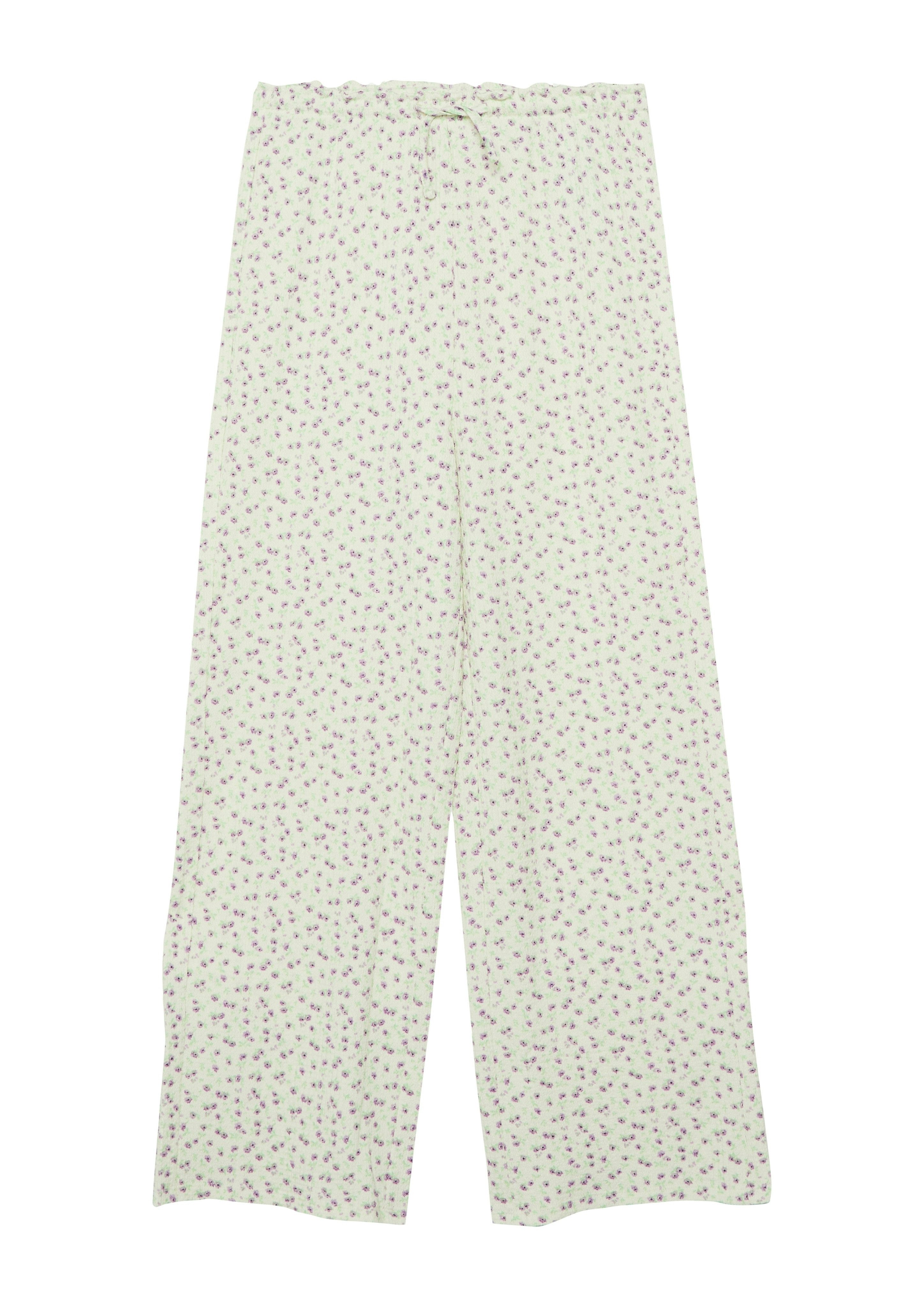 s.Oliver Junior Stoffhose mit floralem Minimalprint, for Girls