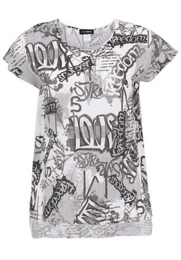 Doris Streich Klassische Bluse mit Allover-Print