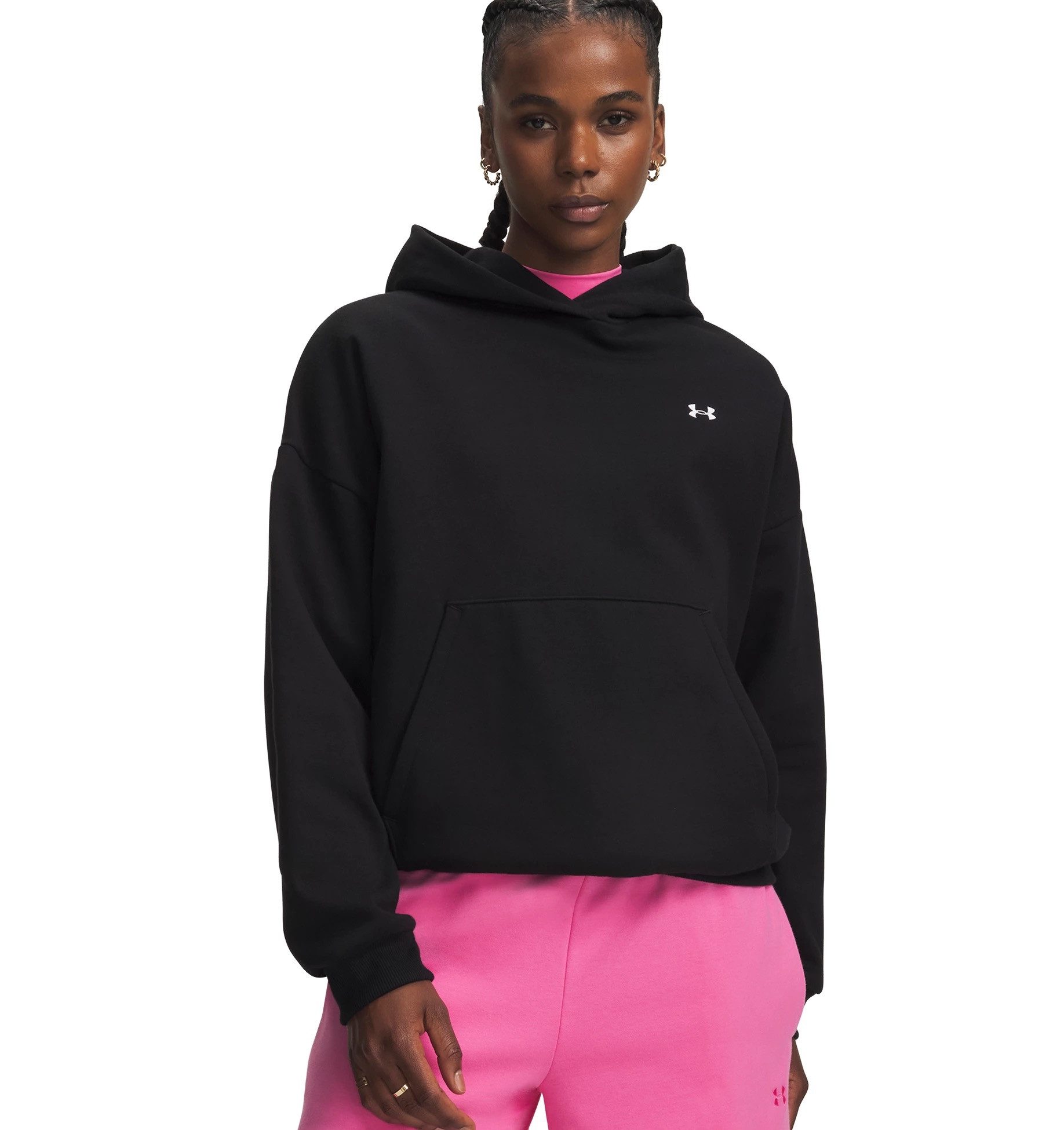 Under Armour® Kapuzensweatshirt ICON FLEECE HOODIE aus Baumwolle und Polyester, in den Größen XS bis XXL