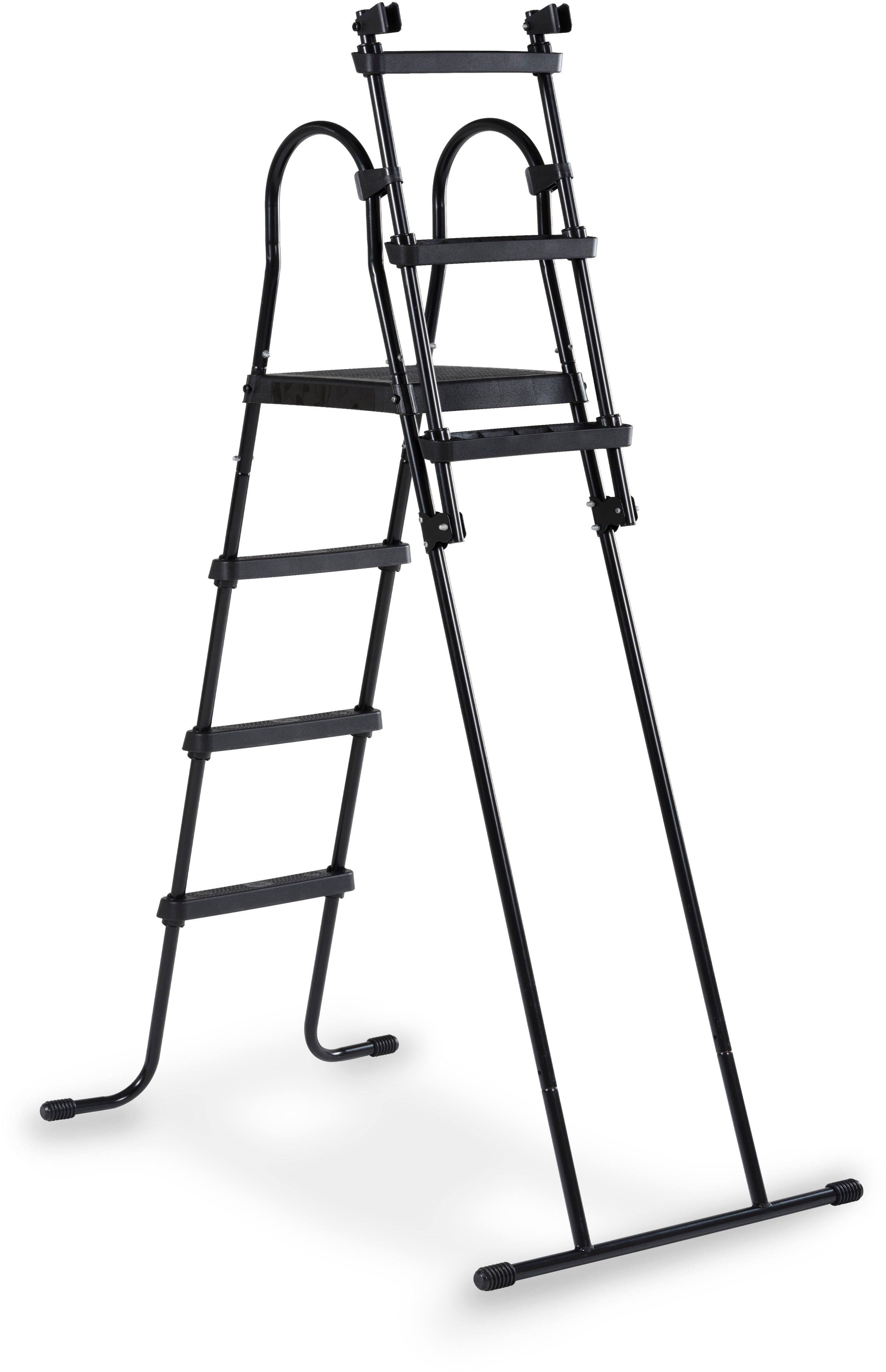 EXIT Poolleiter für Rahmenhöhen 108-122 cm, schwarz, mit Anti-Rutsch-Sprossen