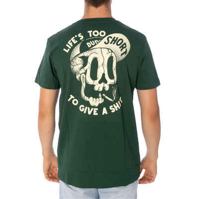 The Dudes T-Shirt T-Shirt The Dudes Too Short Smoker, G L, F bottle green