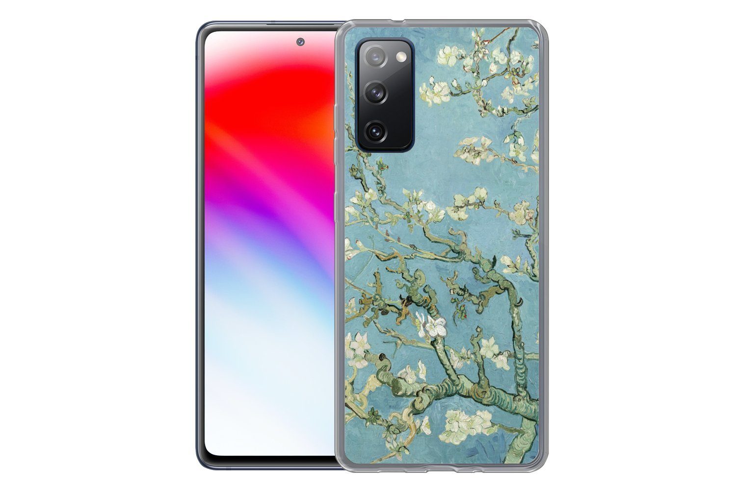 MuchoWow Handyhülle für Samsung Galaxy S20 FE Mandelblüte - Van Gogh - Kunst, Phone Case, Silikon, Schutzhülle Dünn