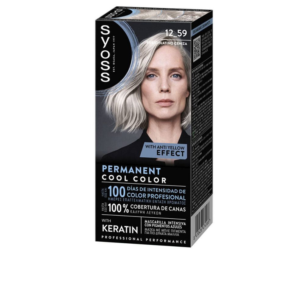 Syoss Haarpflege-Set PERMANENTE KÜHLFARBE #12 .59-Rub Plat Cen 1 u