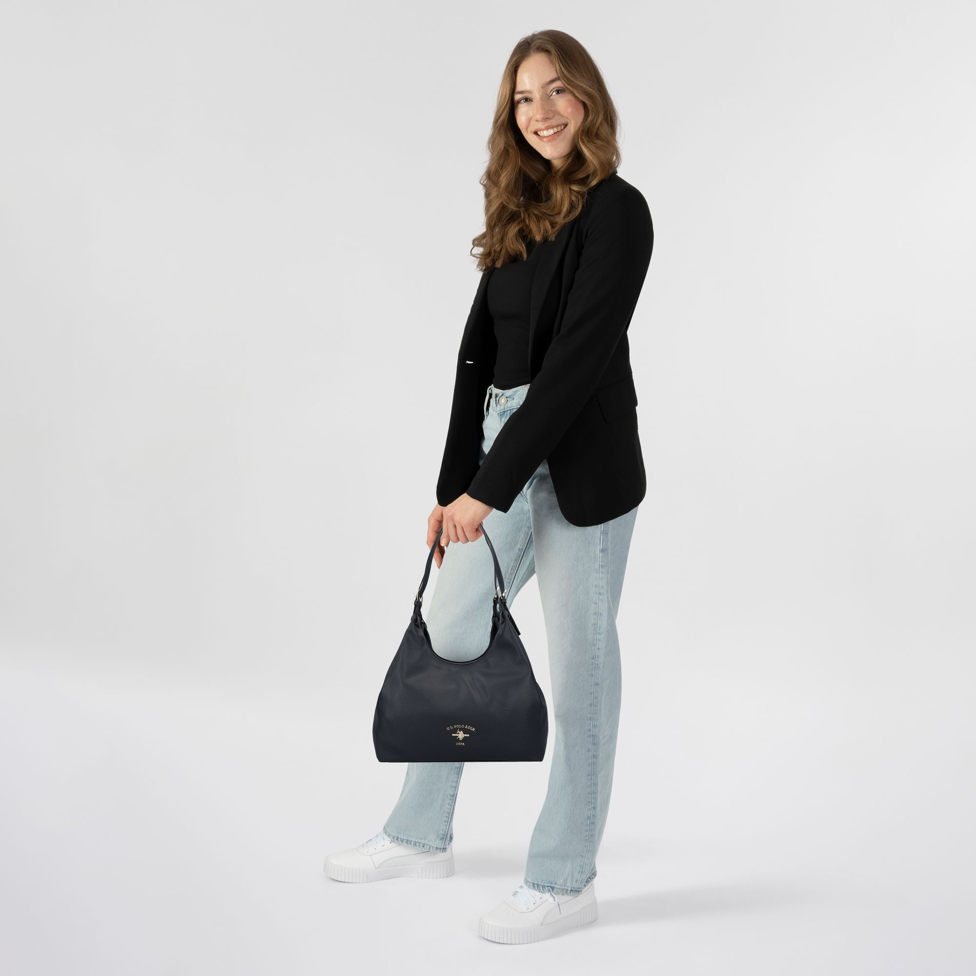 U.S. Polo Assn. Schultertasche Stanford, Polyurethan günstig online kaufen
