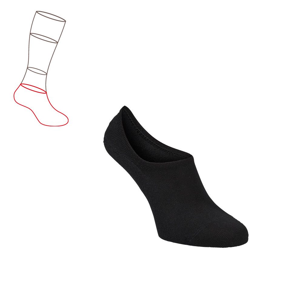 Nordcap Sneakersocken (Packung, 6er-Pack) unsichtbar in jedem Schuh, atmungsaktiv und feuchtigkeitsregulierend