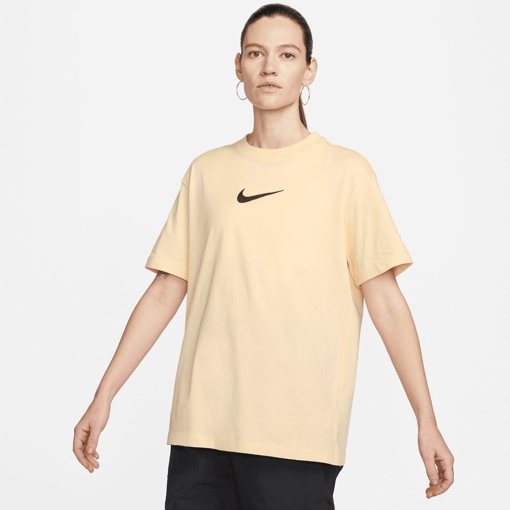 Nike Sportswear T-Shirt W NSW PALE TEE MS BF VANILLA